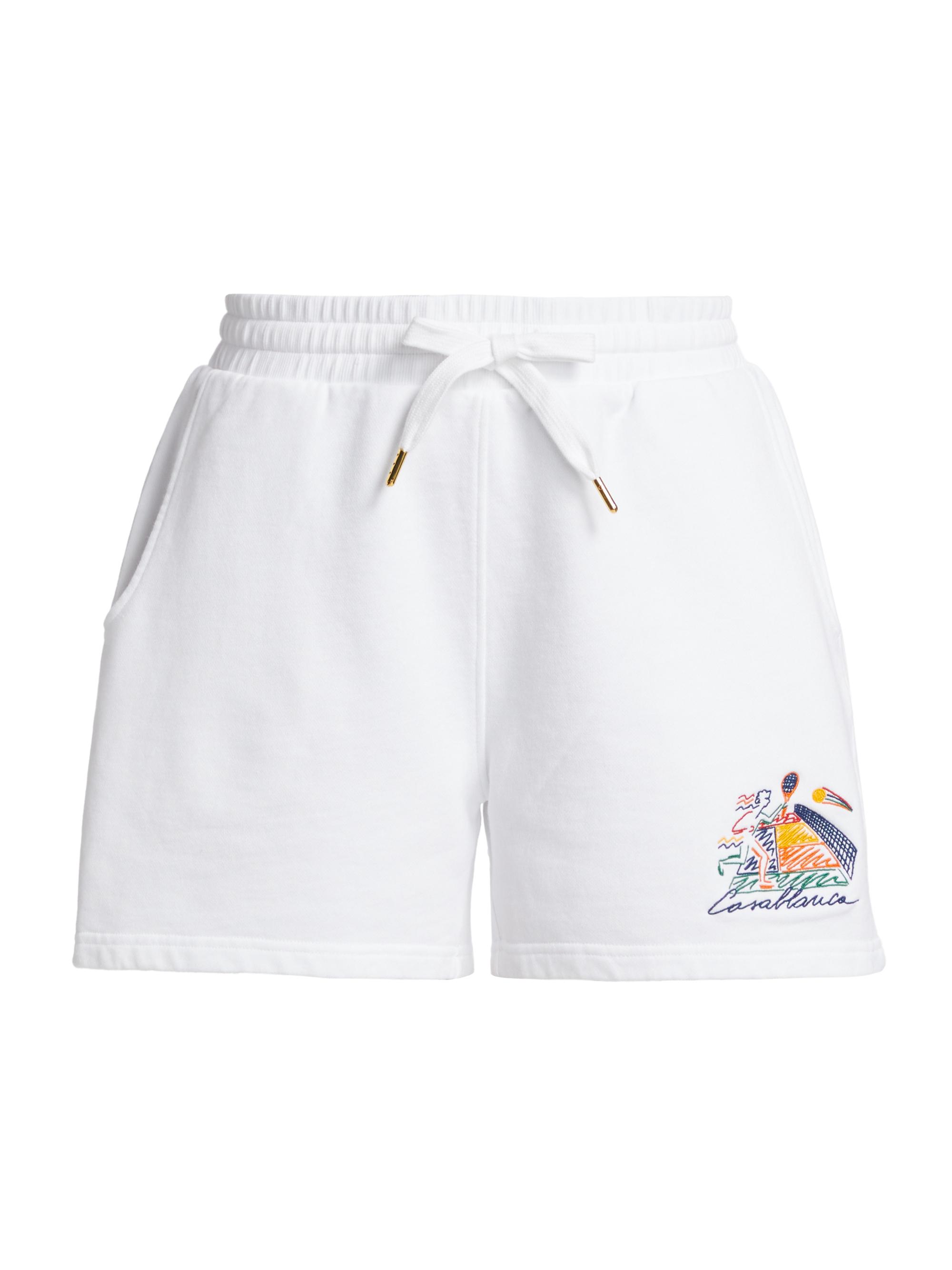 CASABLANCA - Embroidered Sweat Shorts