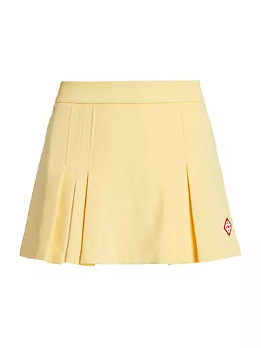 Box Pleated Miniskirt