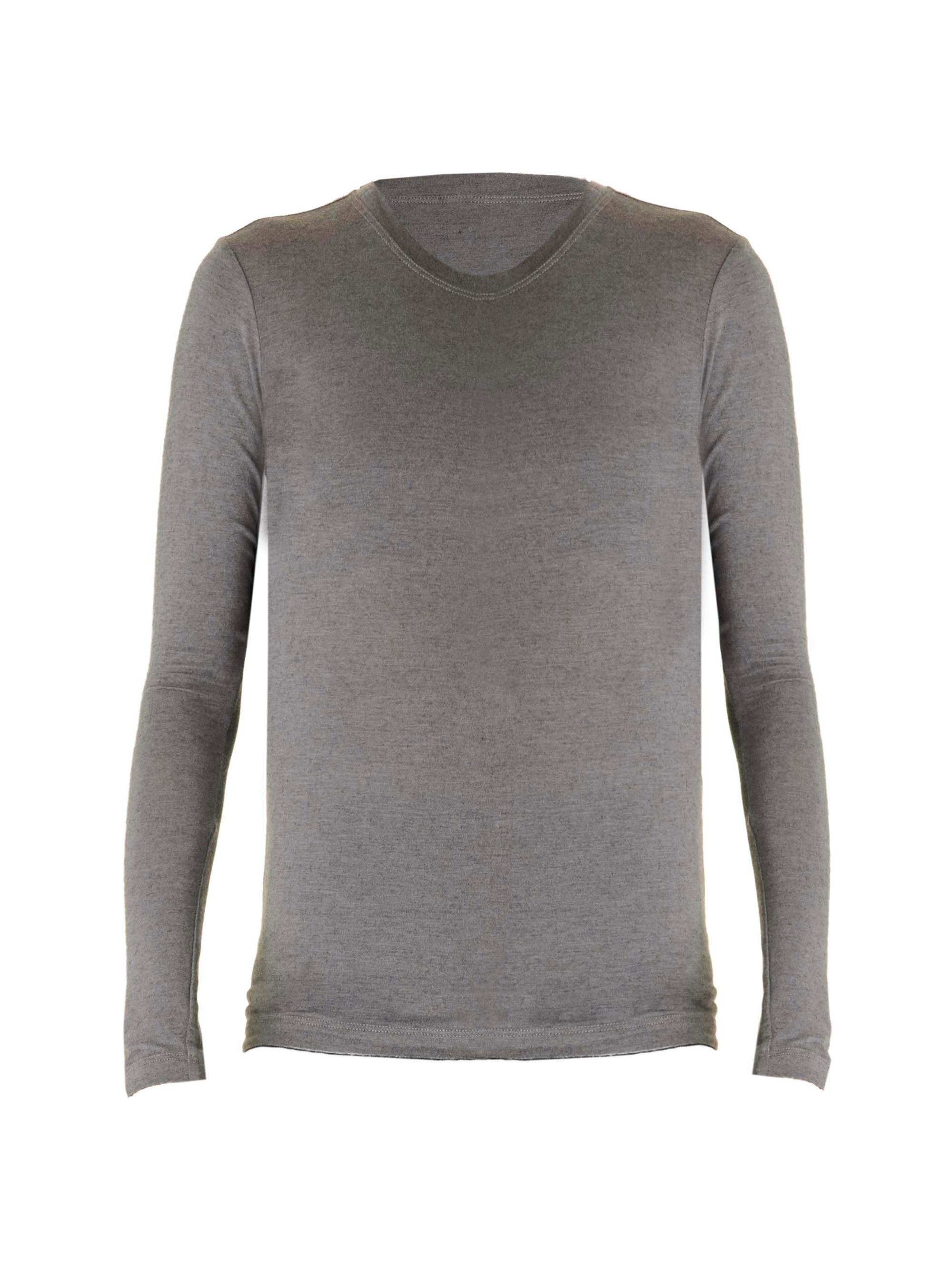 Alala Women's Washable Cashmere Long Sleeve Crewneck Sweater - Charcoal