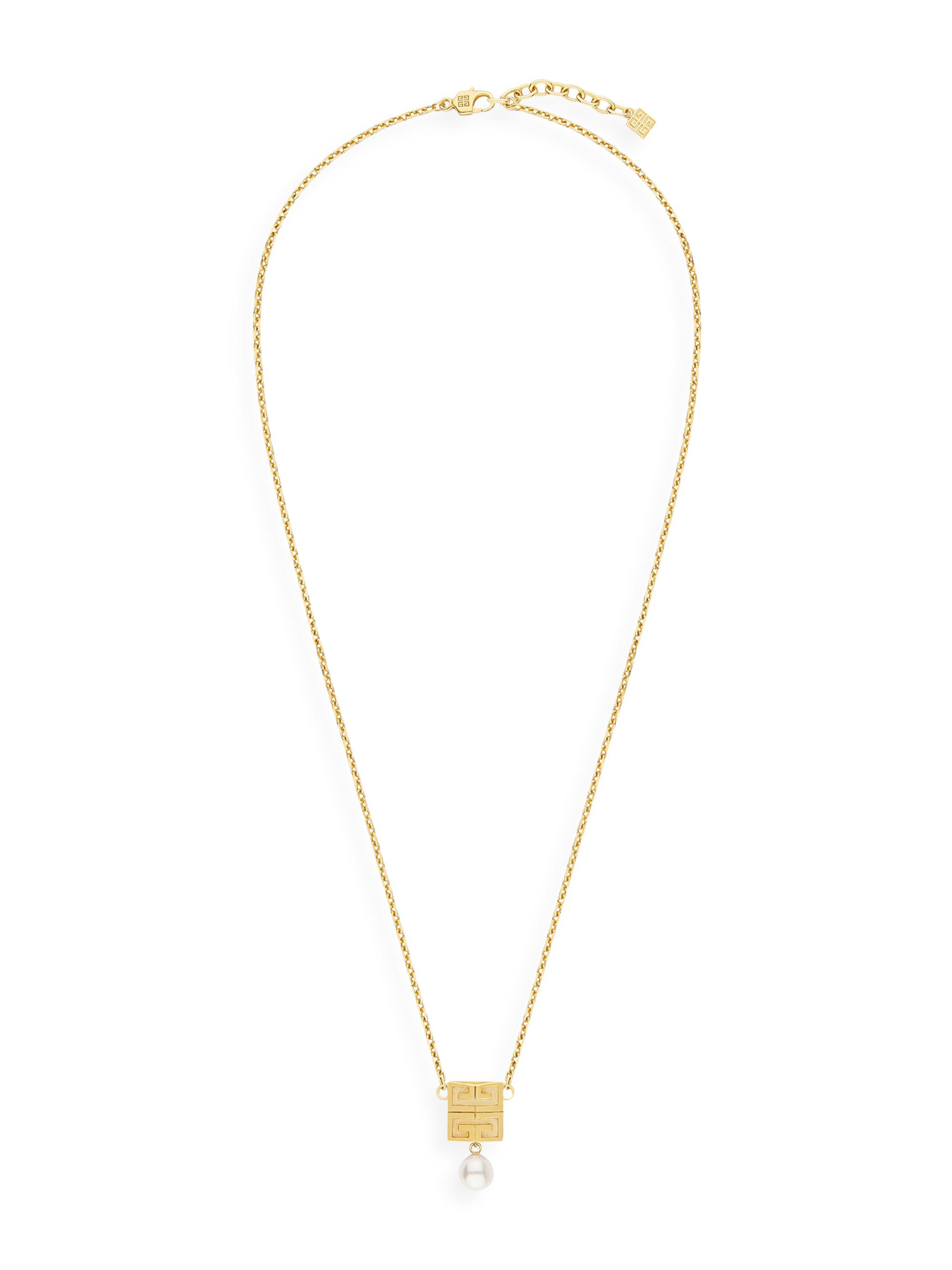 Givenchy Women's 4G Necklace In Metal With Pearl - Golden Yellow