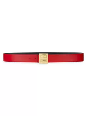 Shop Givenchy 4G Reversible Belt In Leather | Saks Fifth Avenue