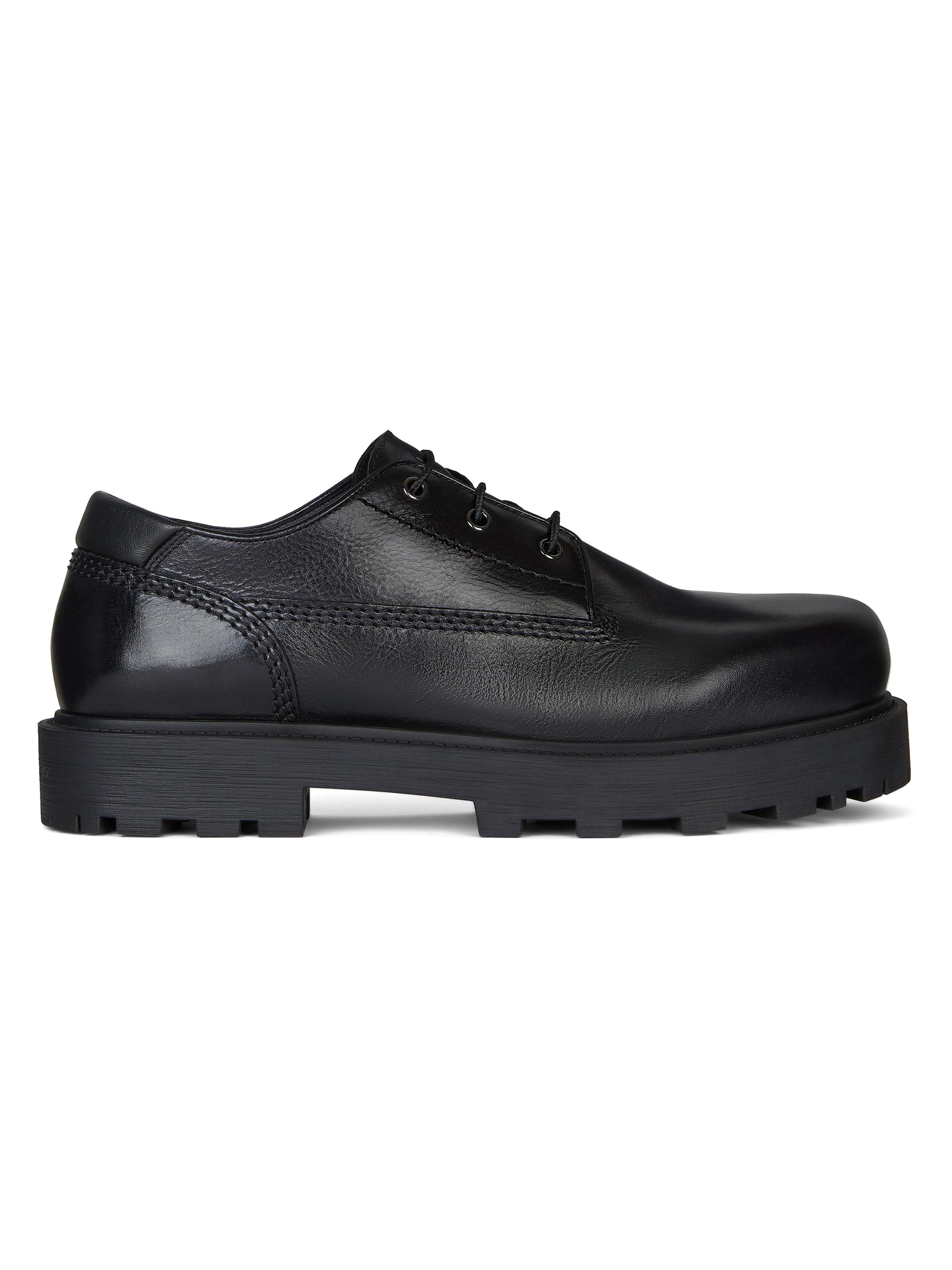 Givenchy Men's Storm Derybys In Leather - Black