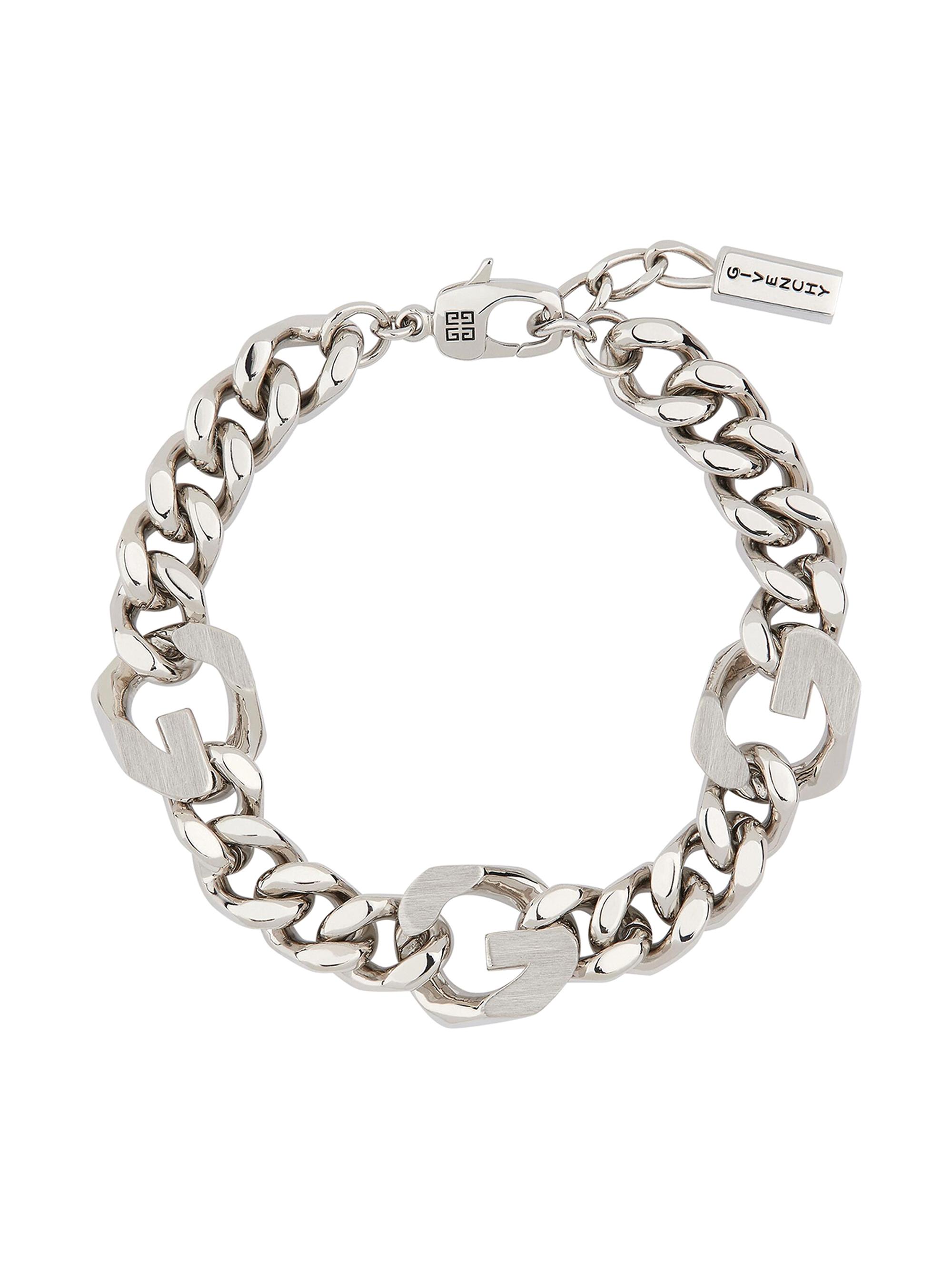 Givenchy Men's G Chain Bracelet In Metal - Silvery