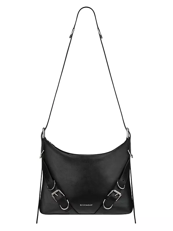 Shop Givenchy Voyou Crossbody Bag In Grained Leather