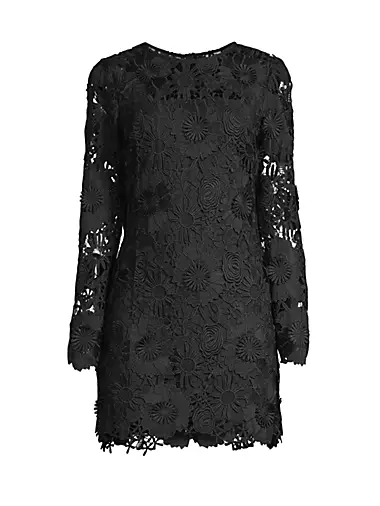 Armani Exchange Black Lace Dress  Black lace dress, Lace dress, Black lace  mini dress