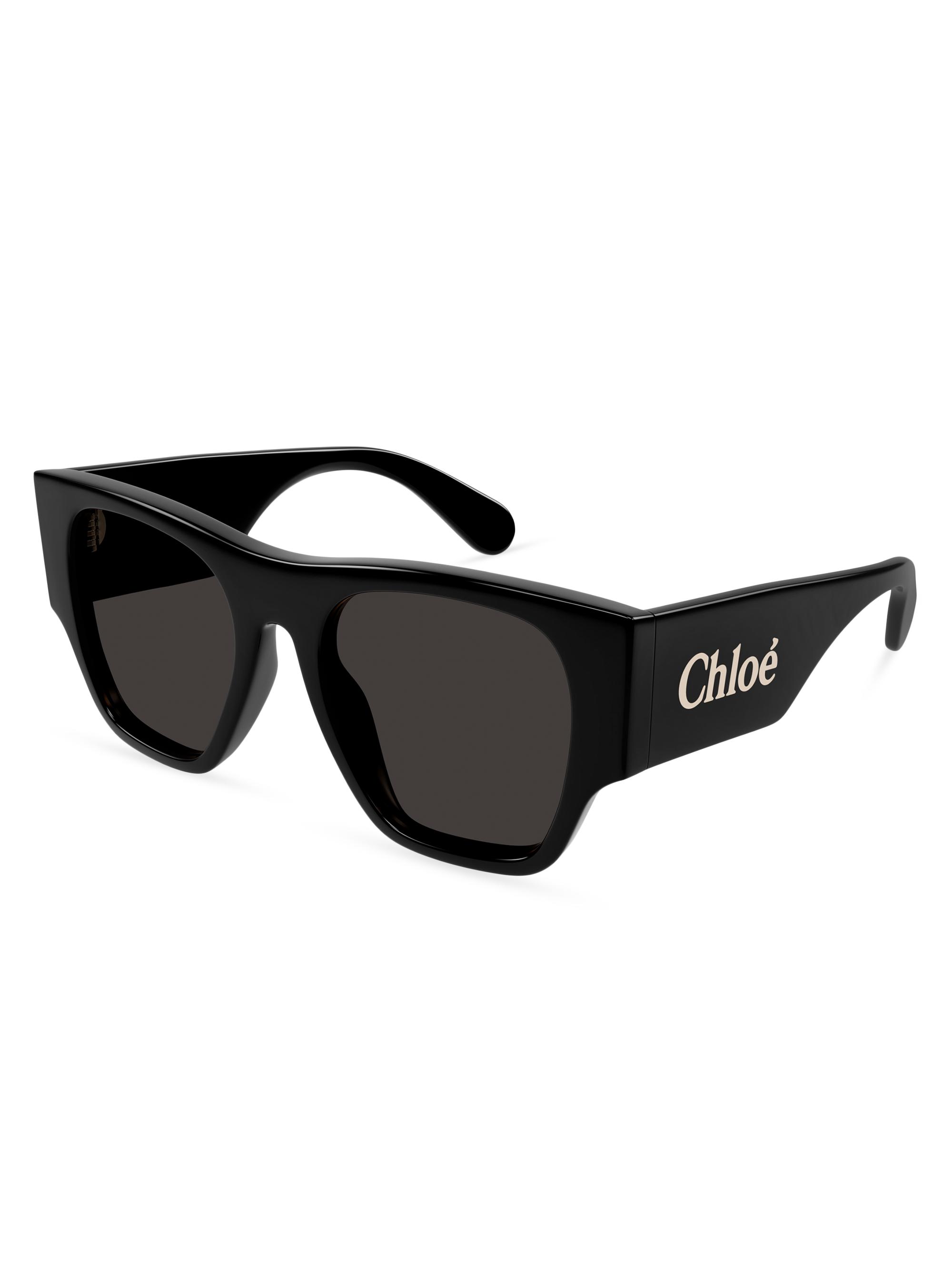 Chloé Naomy 53MM Acetate Square Sunglasses | Saks Fifth Avenue