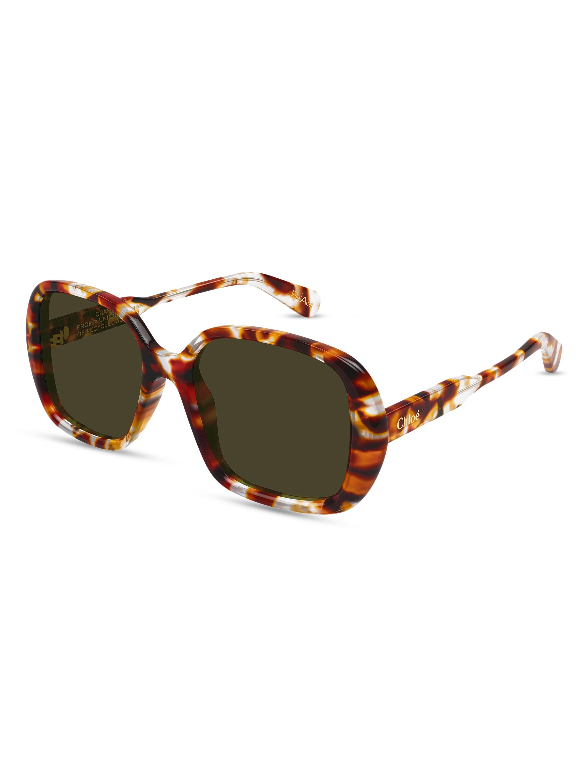 Chloé Women's Gayia 55MM Square Sunglasses - Havana