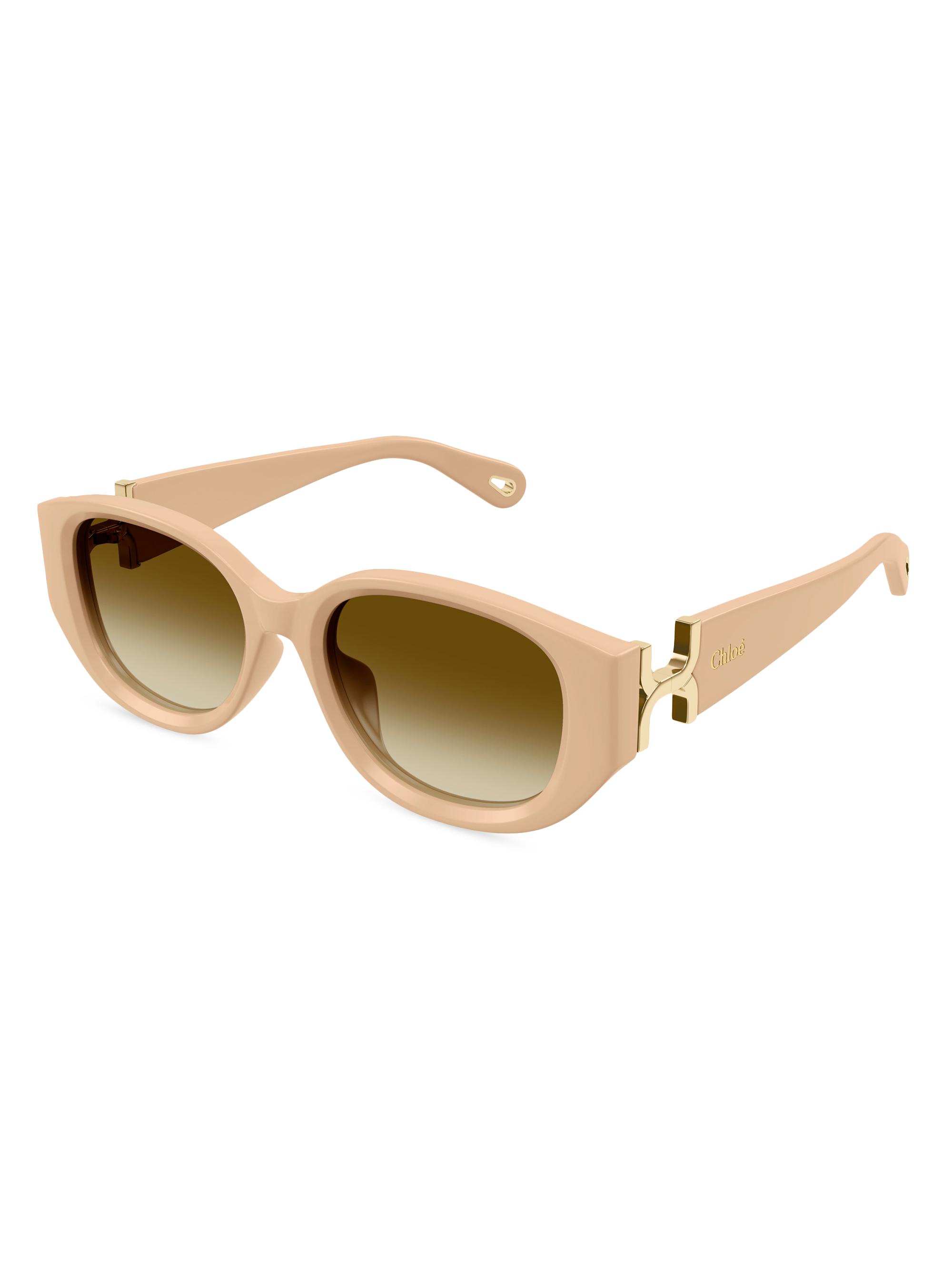 Chloé Women's Marcie 54MM Gradient Round Sunglasses - Beige Taupe Gradient