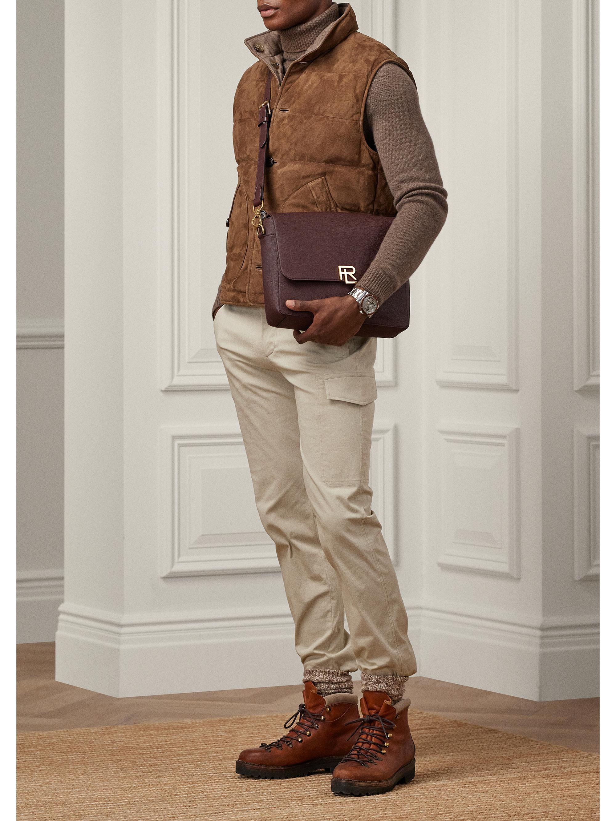 RALPH LAUREN PURPLE LABEL pcケース Ralph Lauren Purple Label Pebbled Leather Briefcase | Saks