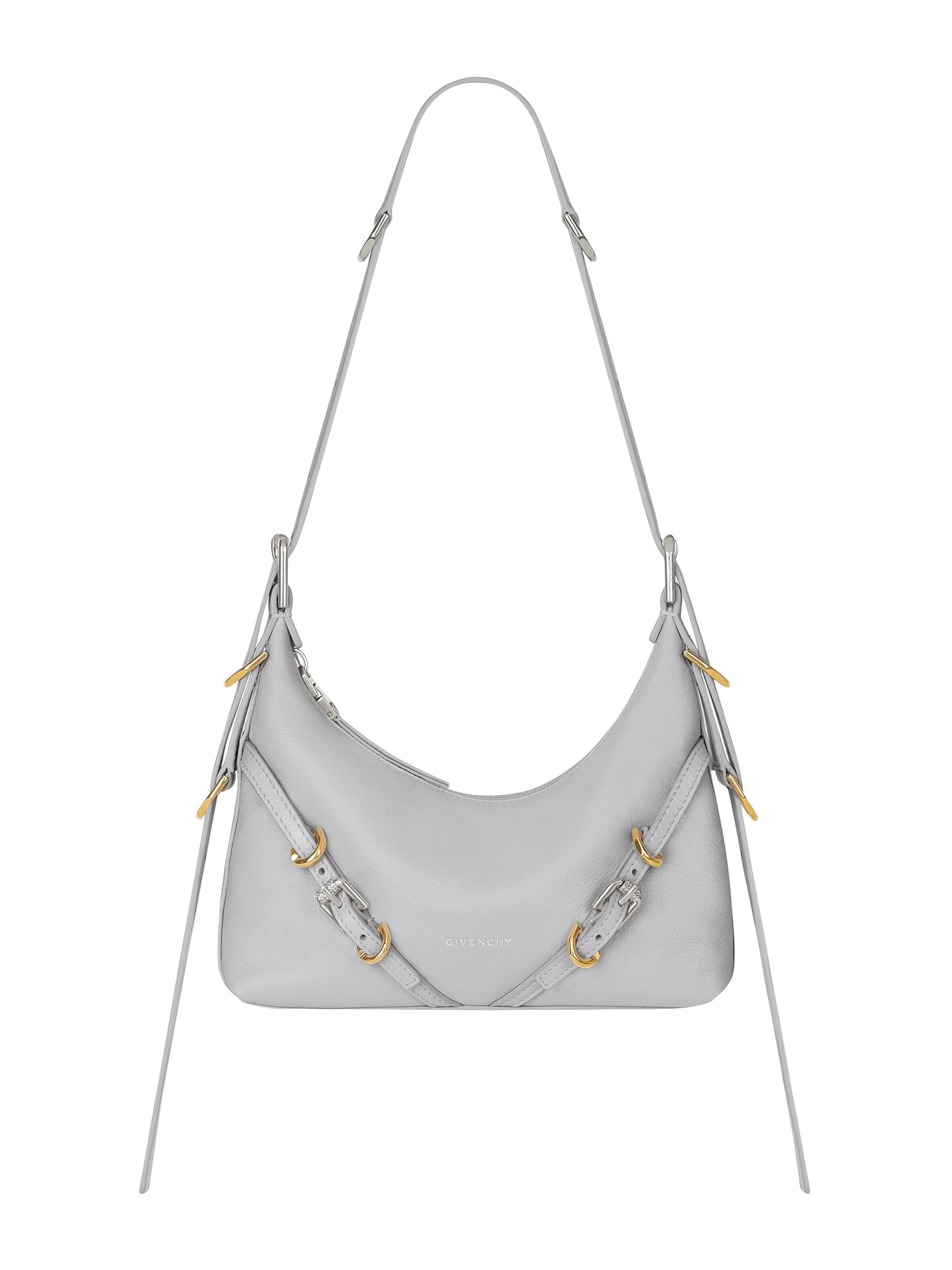 Givenchy Women's Mini Voyou Bag In Leather - Light Grey