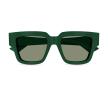 Nude Triangle 52MM Rectangular Sunglasses