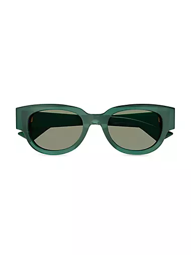 Nude Triangle 52MM Cat-Eye Sunglasses