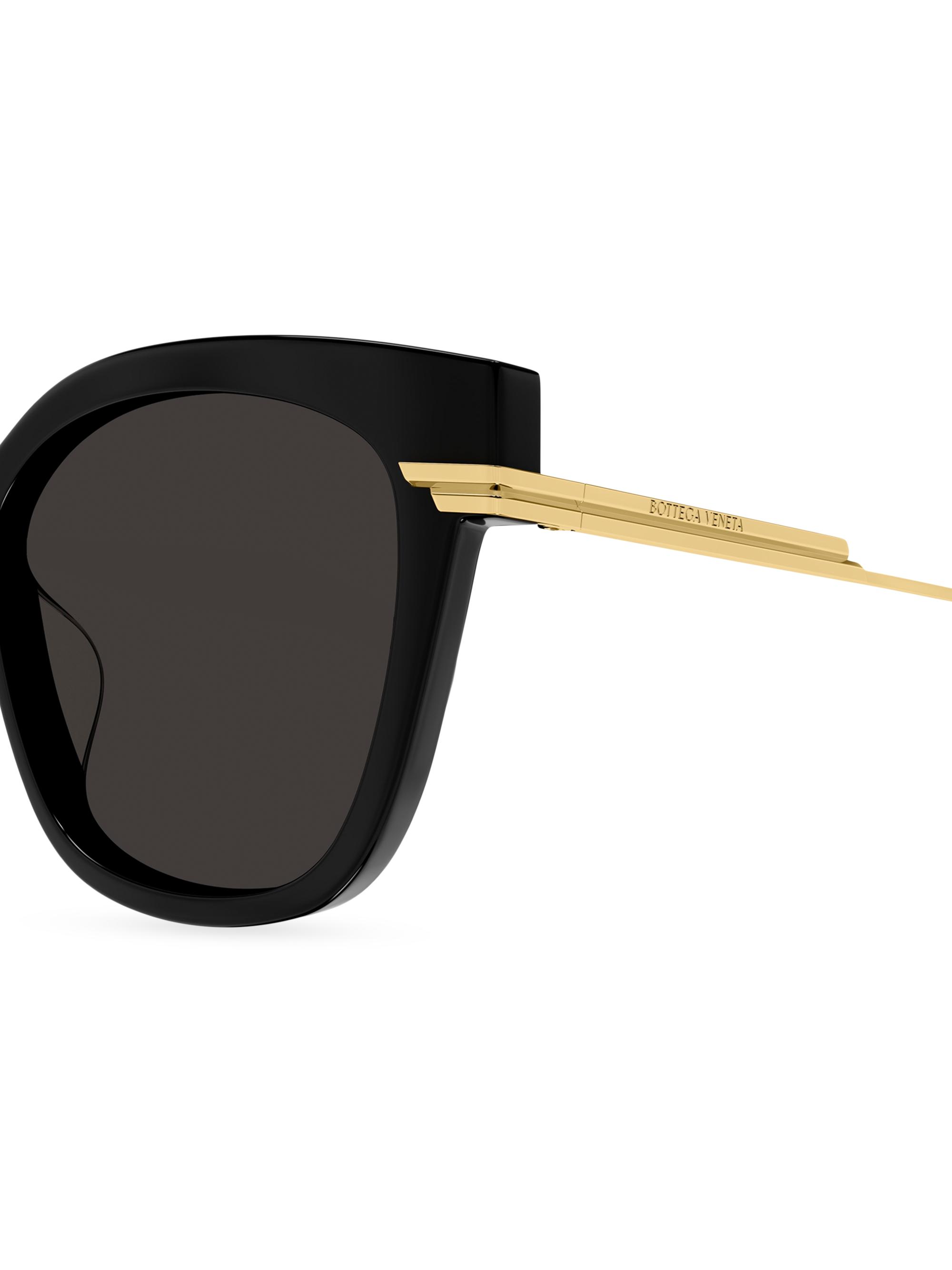Bottega Veneta Combi 57MM Cat-Eye Sunglasses | Saks Fifth Avenue