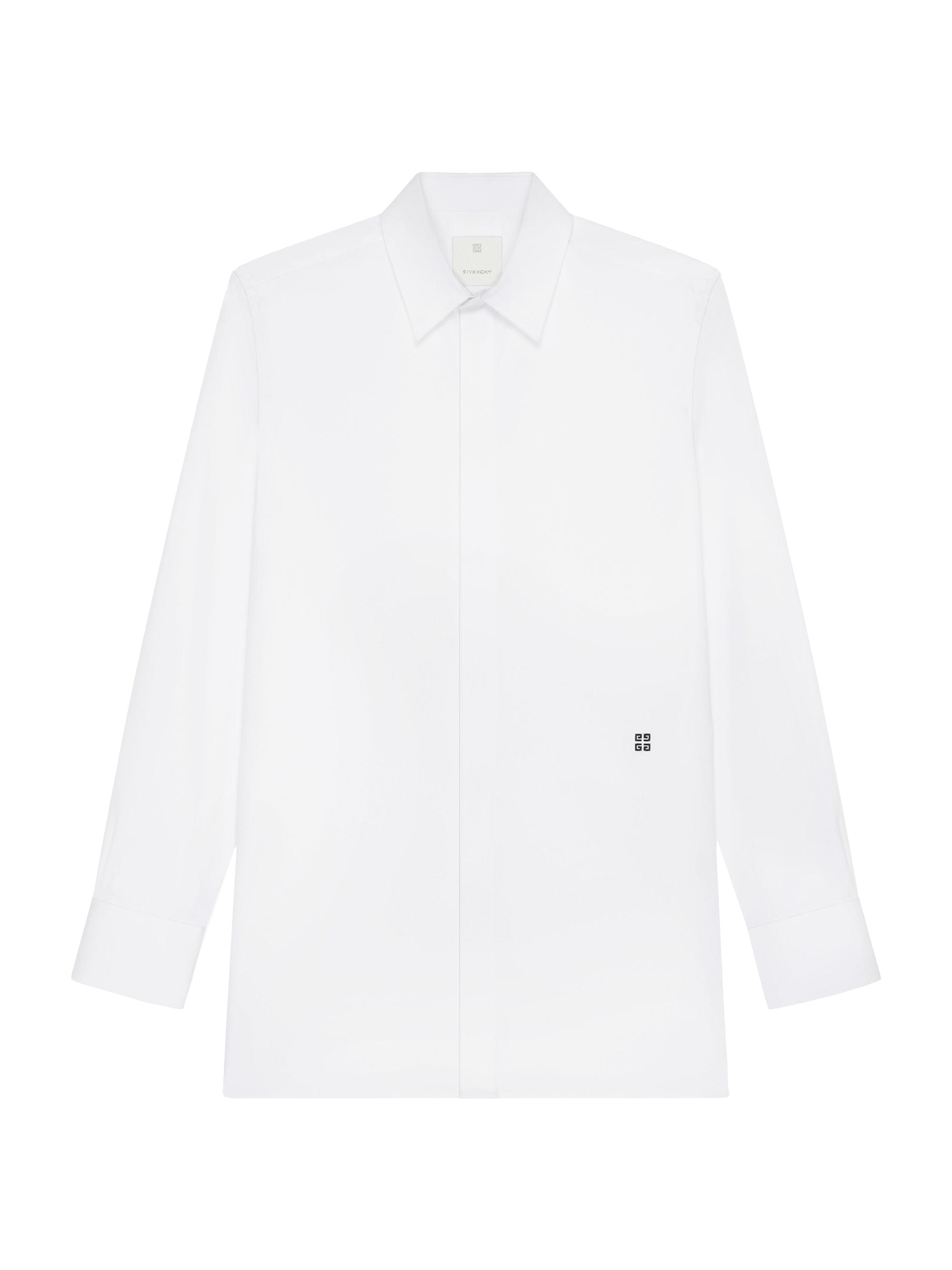 Givenchy Men's Shirt in Poplin - White
