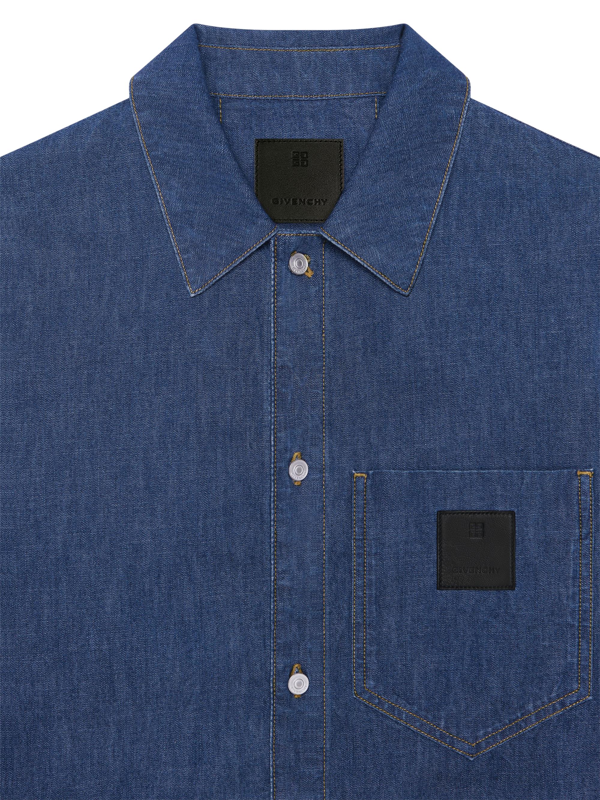 green emerald velvet dress Pravah Boxy Fit Dress Shirt