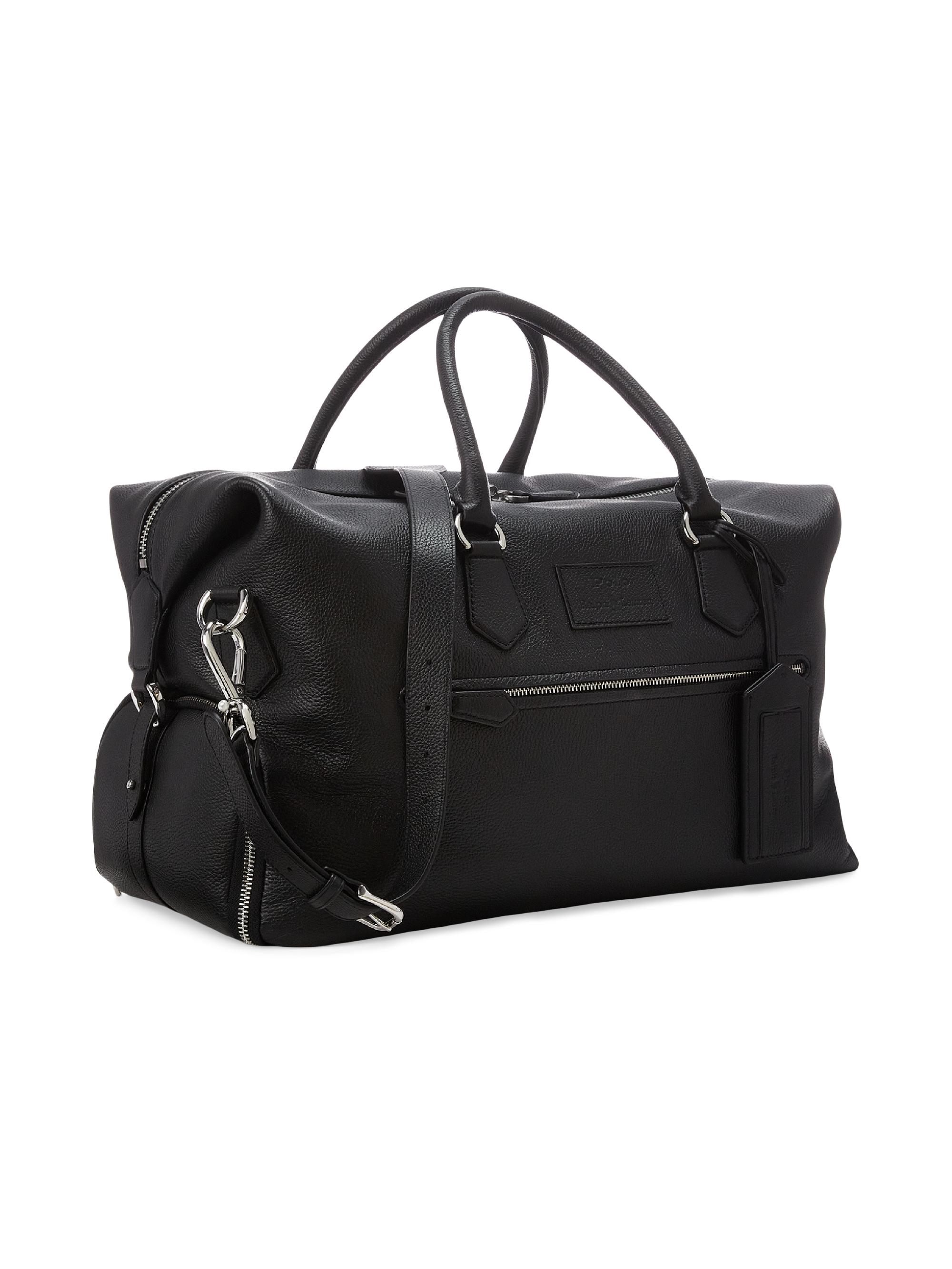 Polo Ralph Lauren Pebbled Leather Duffel Bag | Saks Fifth Avenue