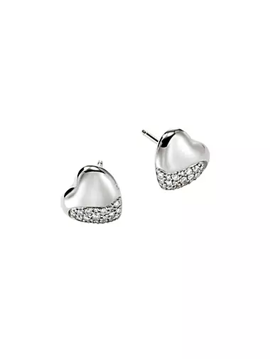 Birks Pebble  Stud Earrings Sterling Silver