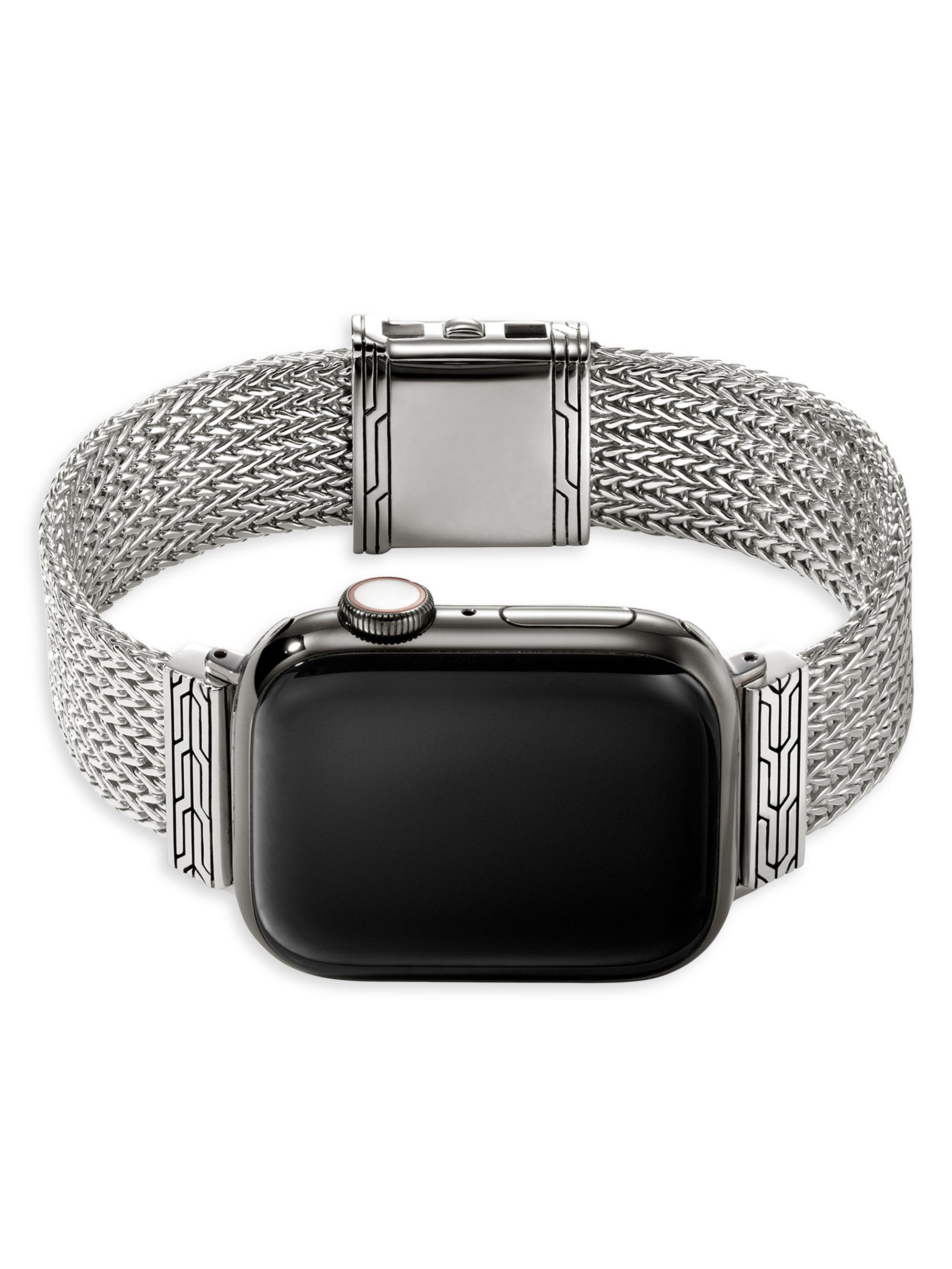 John Hardy Women's Sterling Silver Smartwatch Bracelet/0.71" - Silver
