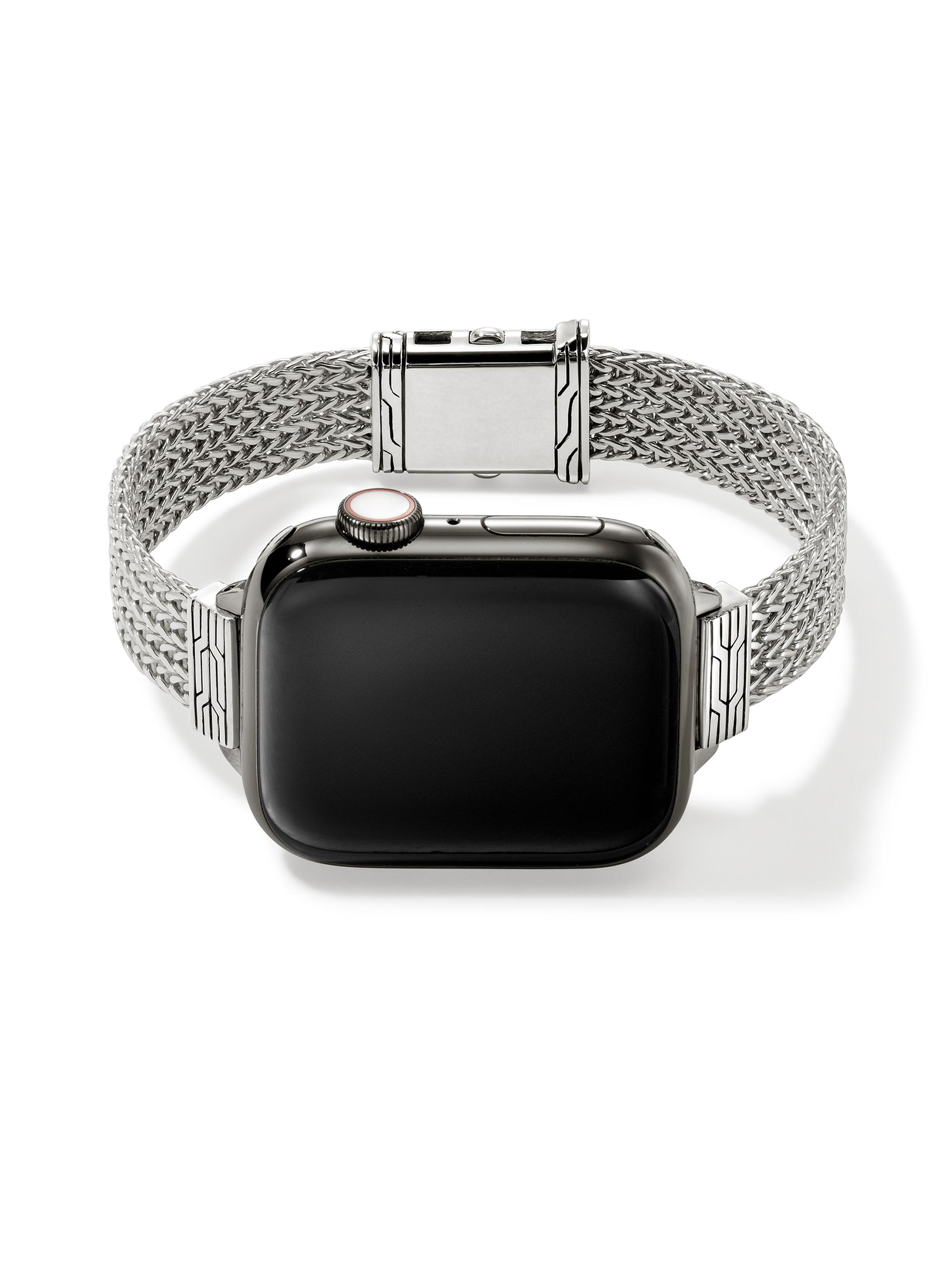 John Hardy Women's Sterling Silver Smartwatch Bracelet/0.47" - Silver