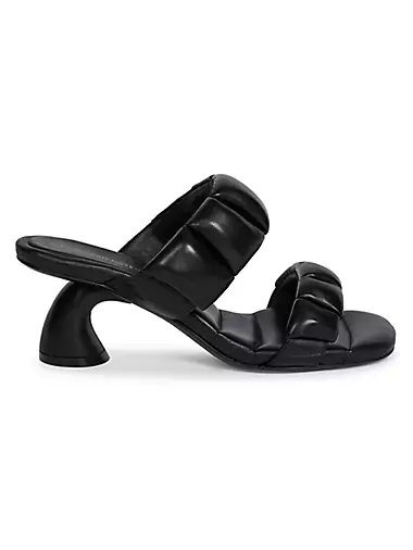 65MM Padded Leather Sandals