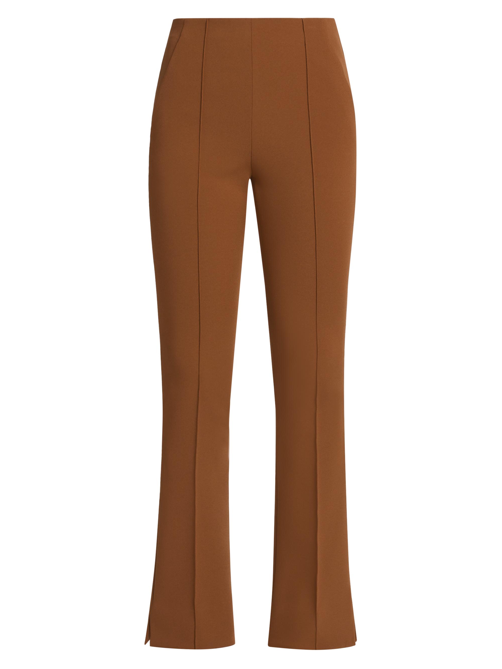 Veronica Beard Women's Orion Crepe Pants - Dark Ochre