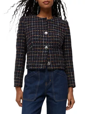 Shop Veronica Beard Nathan Cotton-Blend Tweed Single-Breasted Jacket | Saks  Fifth Avenue