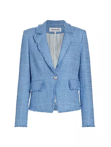 Hosanna Cotton-Blend Tweed Blazer