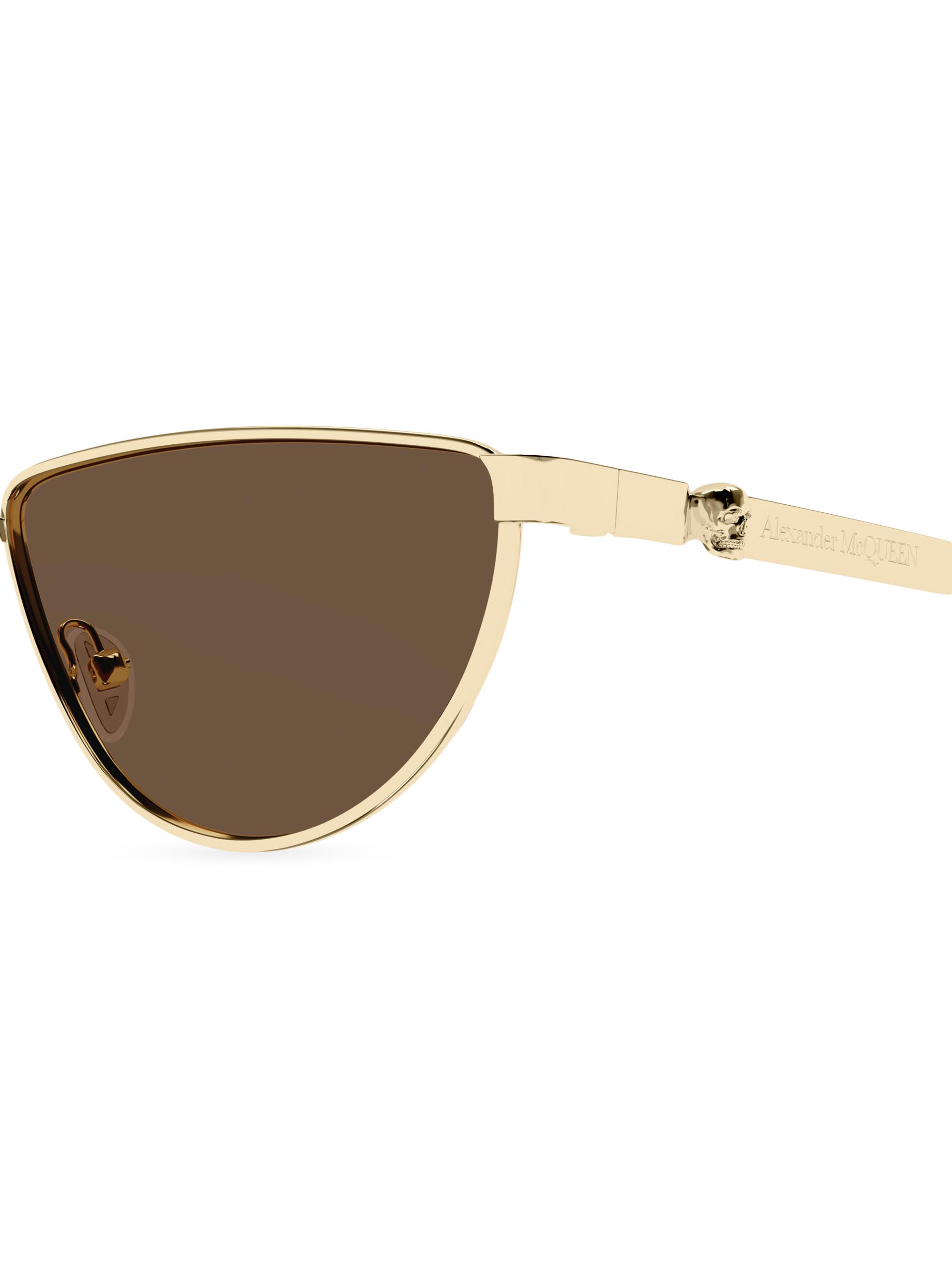 McQueen Floating Skull Metal 60MM Cat-Eye Sunglasses | Saks 