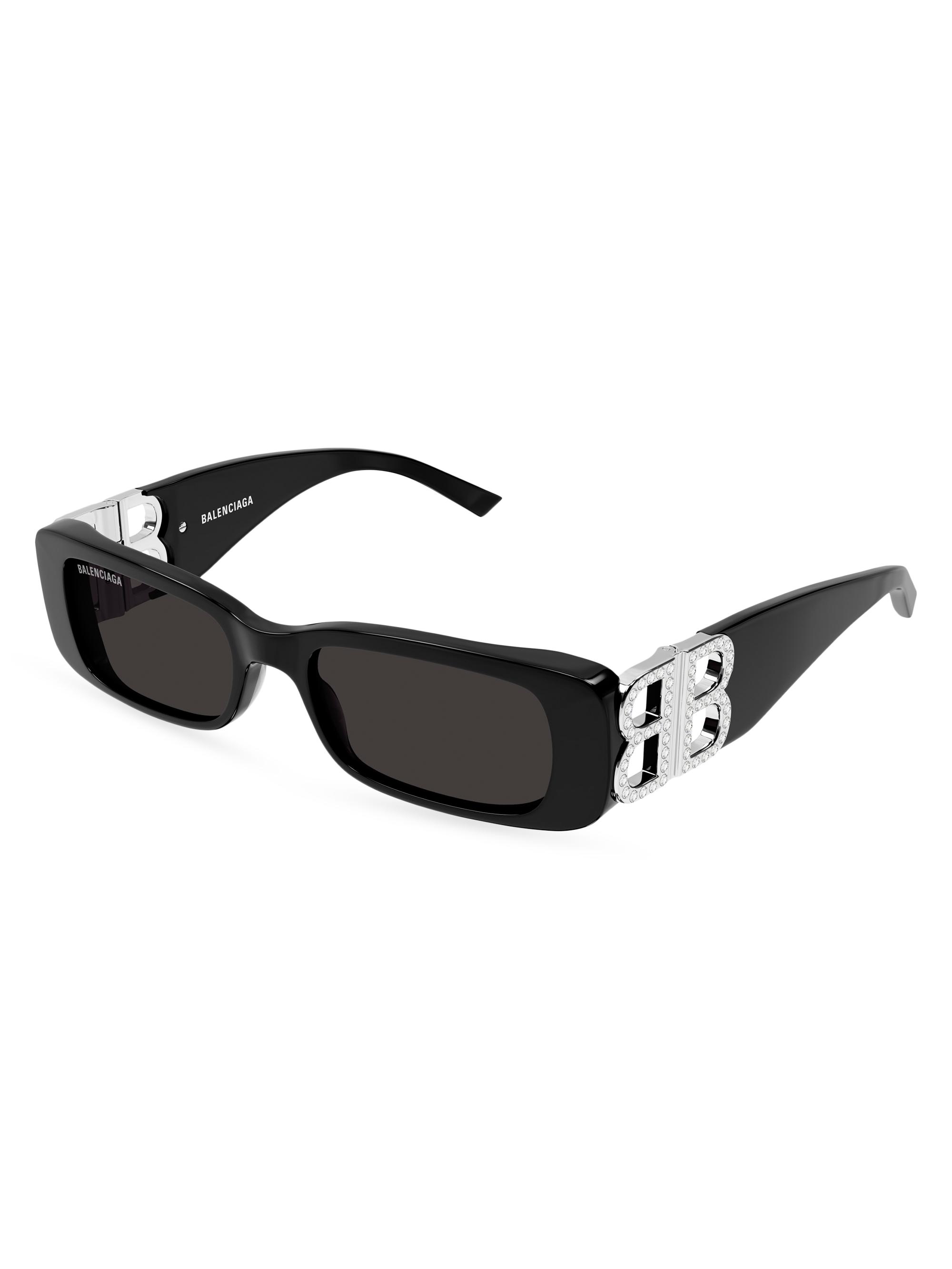 Balenciaga Dynasty 51MM Rectangular Sunglasses | Saks Fifth