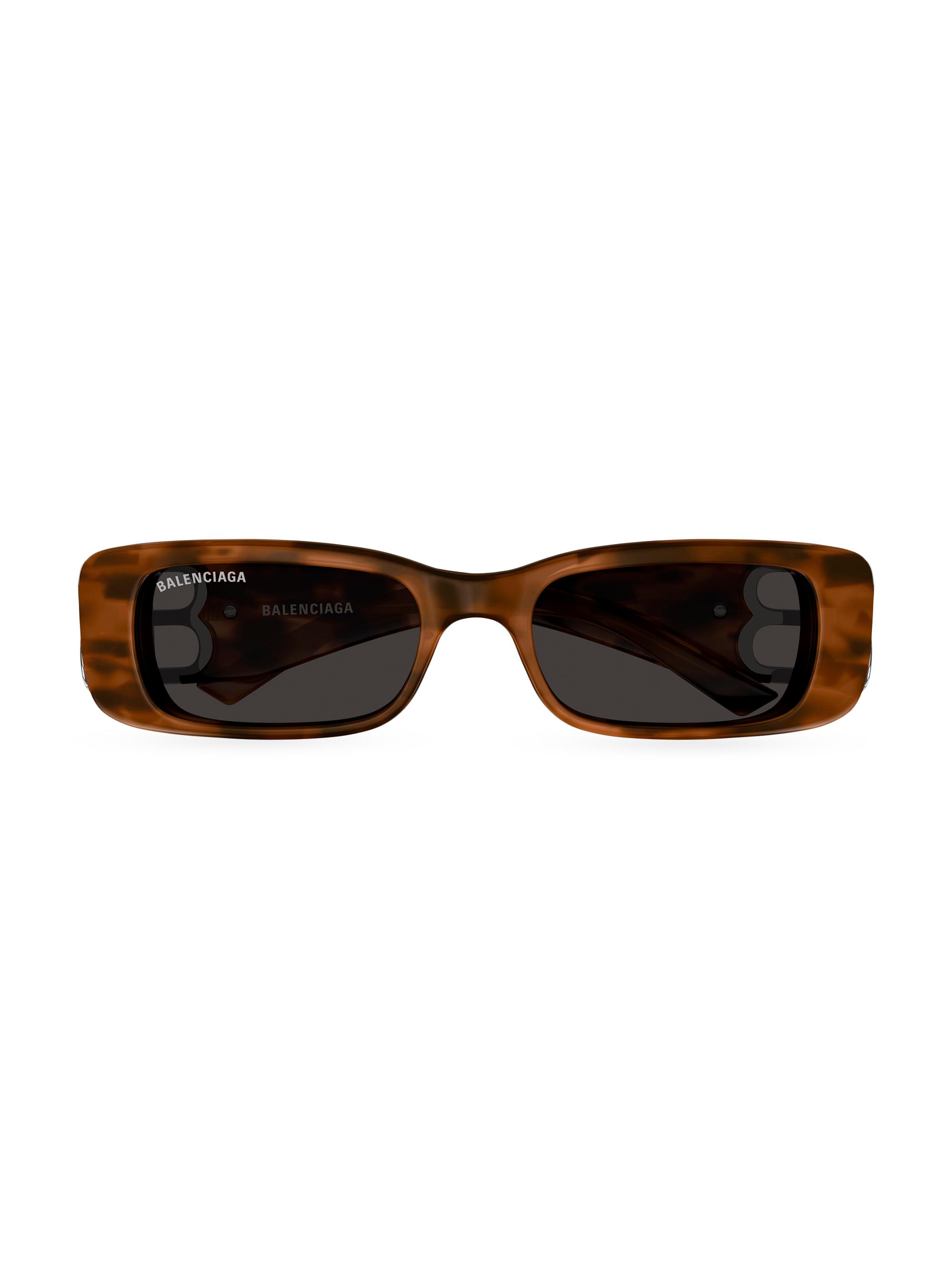 Balenciaga Dynasty 51MM Rectangular Sunglasses | Saks Fifth Avenue