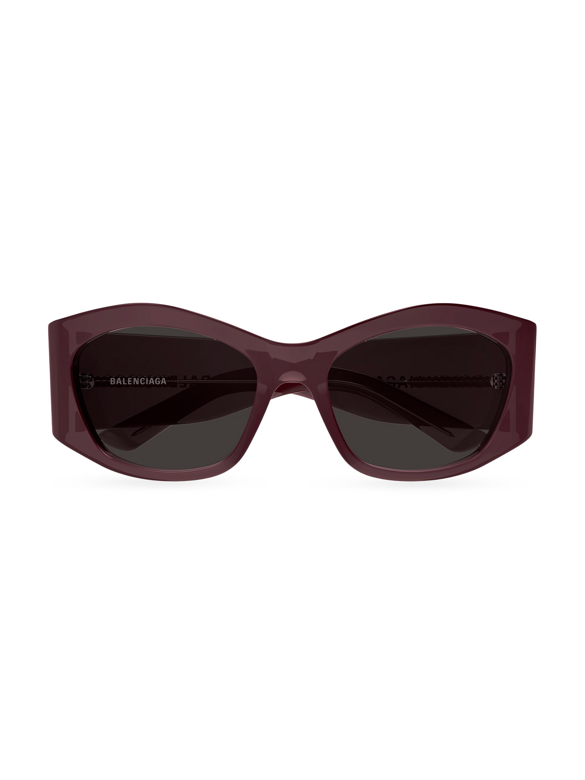 Balenciaga Paper 56MM Rectangular Sunglasses | Saks Fifth Avenue