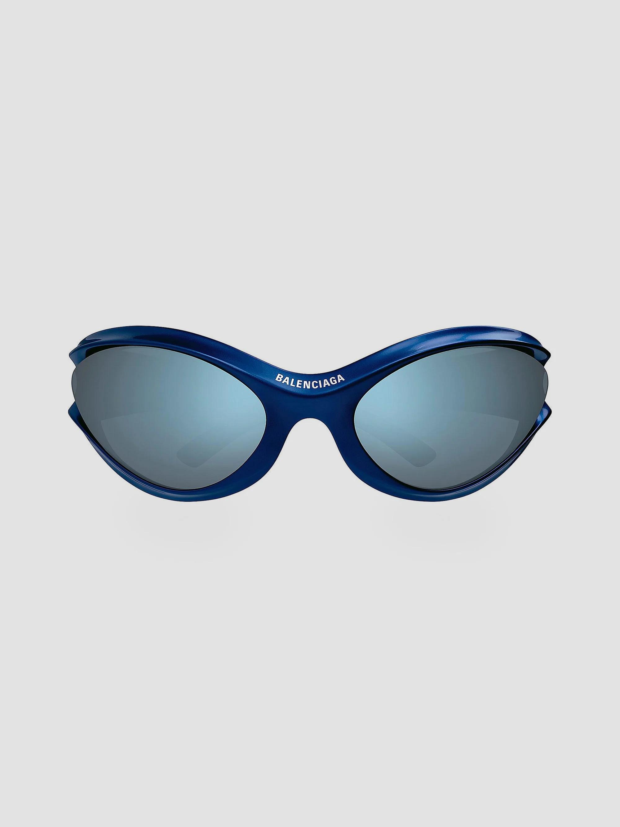 Balenciaga Navy Sunglasses Balenciaga BB0107S 003 Navy Blue/Blue 61-15-145 Sunglasses  main image 3