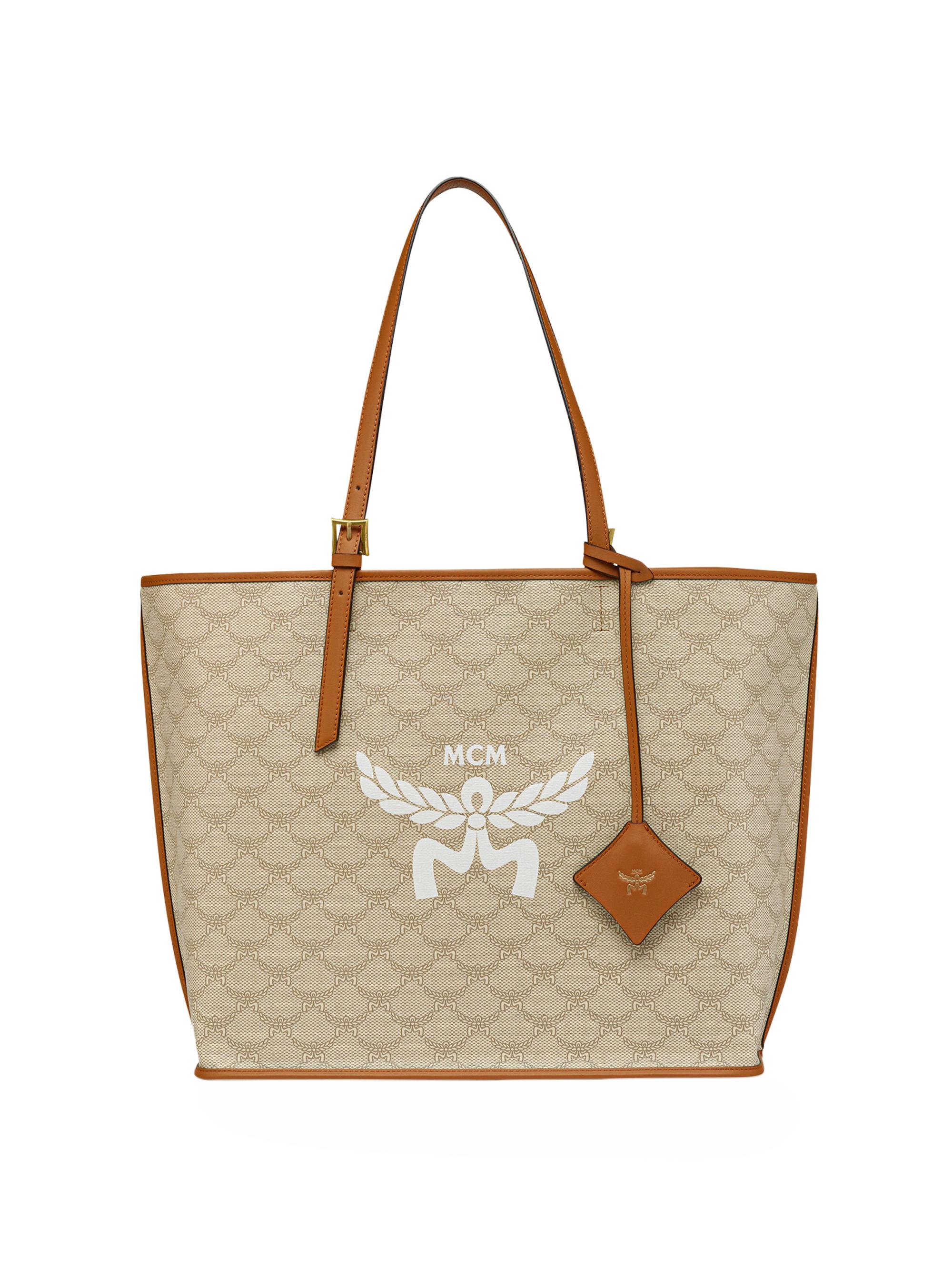 MCM Medium Himmel Coated Canvas Shopper Bag | Saks Fifth Avenue