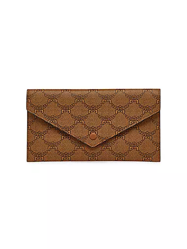Lauretos Coated Canvas Continental Pouch