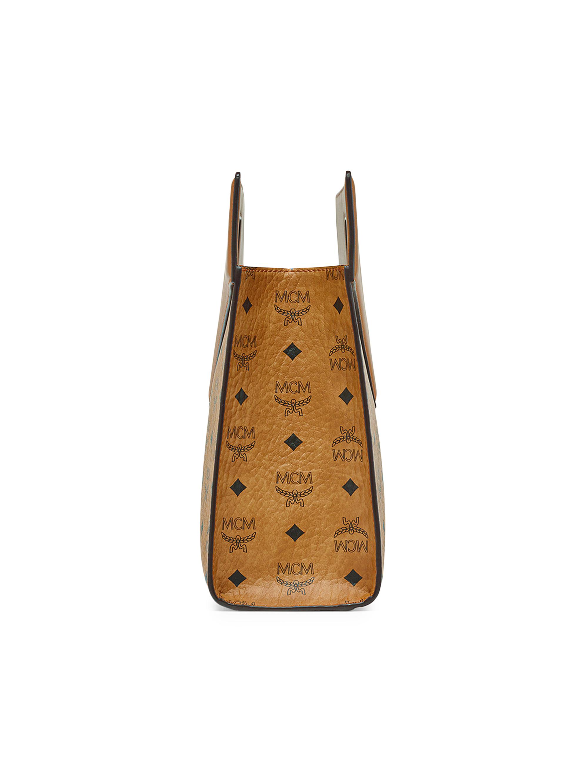 MCM Diamond Medium Visetos Leather Crossbody Bag | Saks