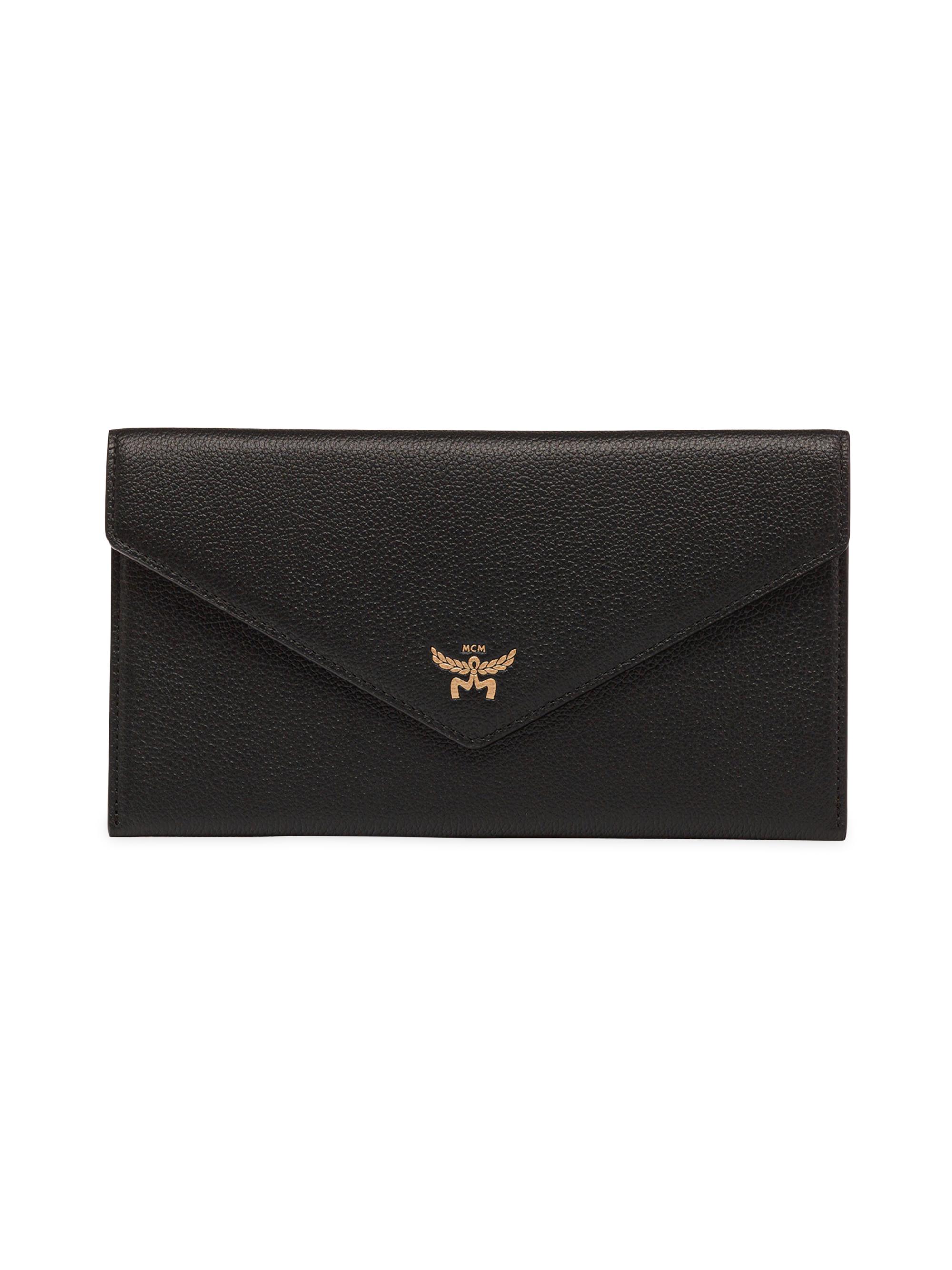 MCM Women's Lauretos  Leather Continental Wallet - Black