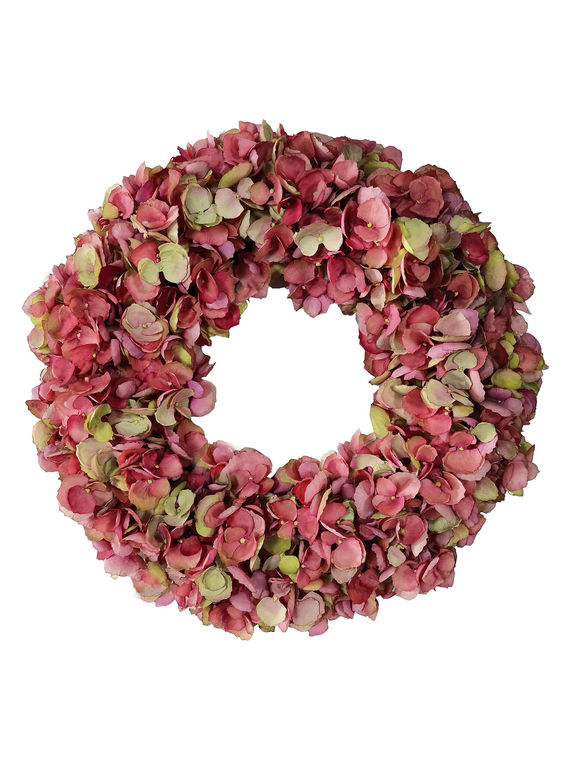 Winward Home Hydrangea Faux Wreath - Mauve Green