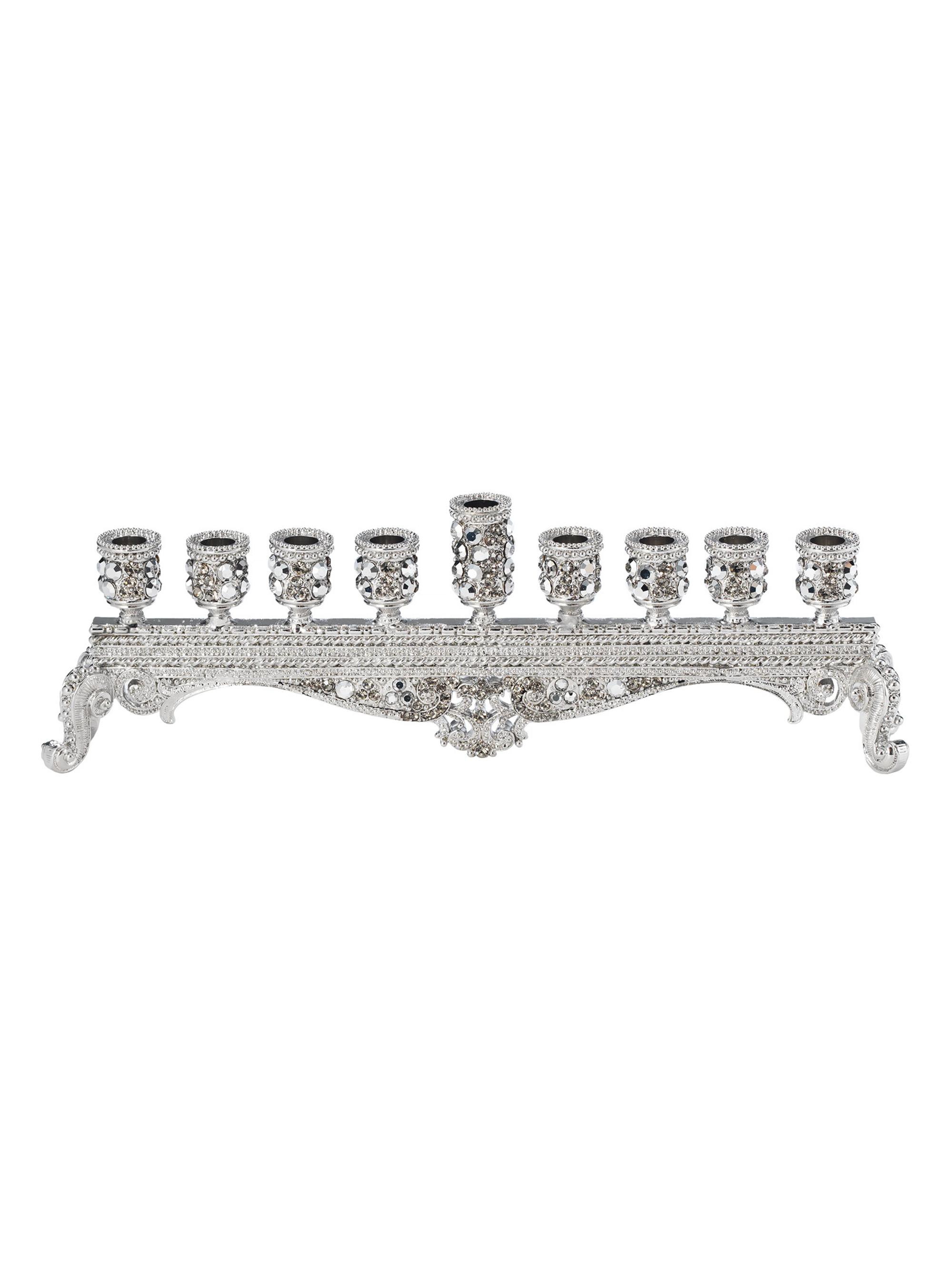 Olivia Riegel Abby Pewter Menorah - Silver
