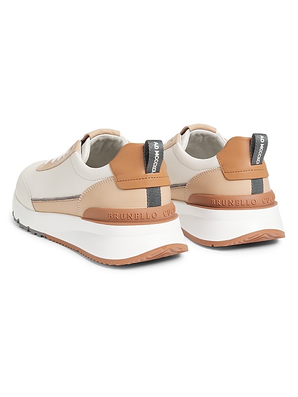 Shop Brunello Cucinelli Leather Low-Top Sneakers | Saks Shop Brunello Cucinelli Leather Low-Top Sneakers | Saks