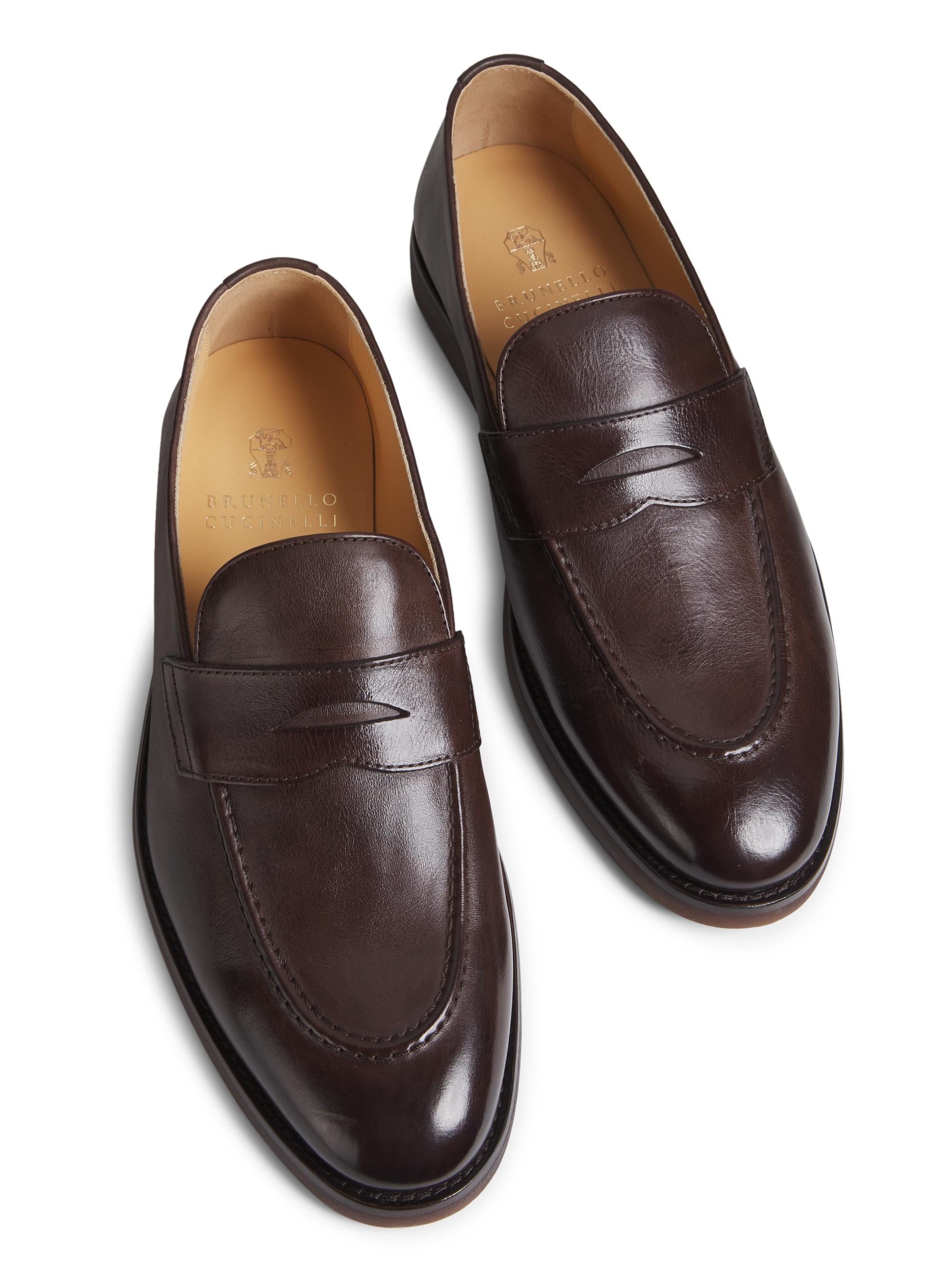 Brunello Cucinelli Leather Loafers | Saks Fifth Avenue