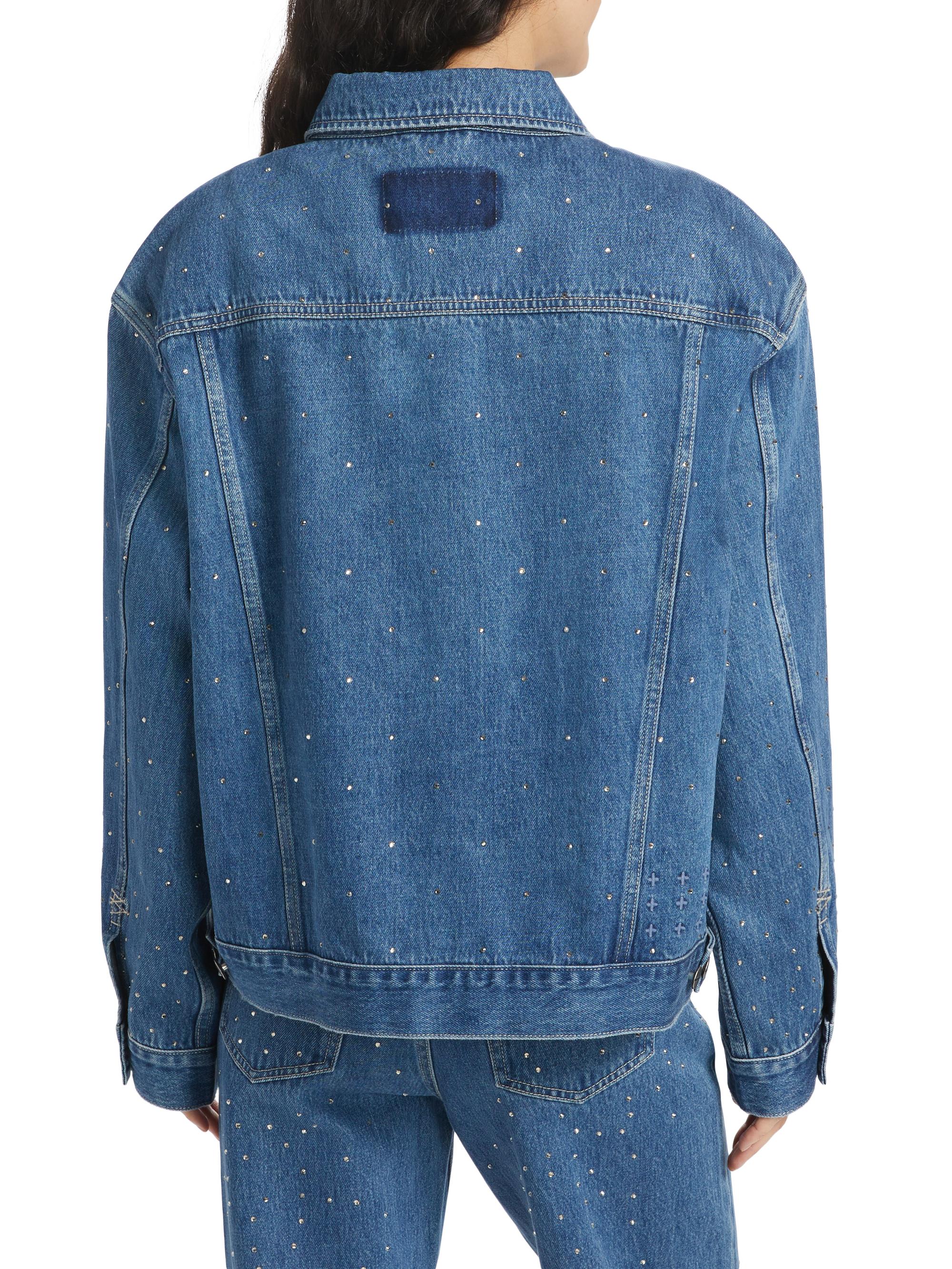 Ksubi Wonderland Crystal Denim Trucker Jacket | Saks Fifth