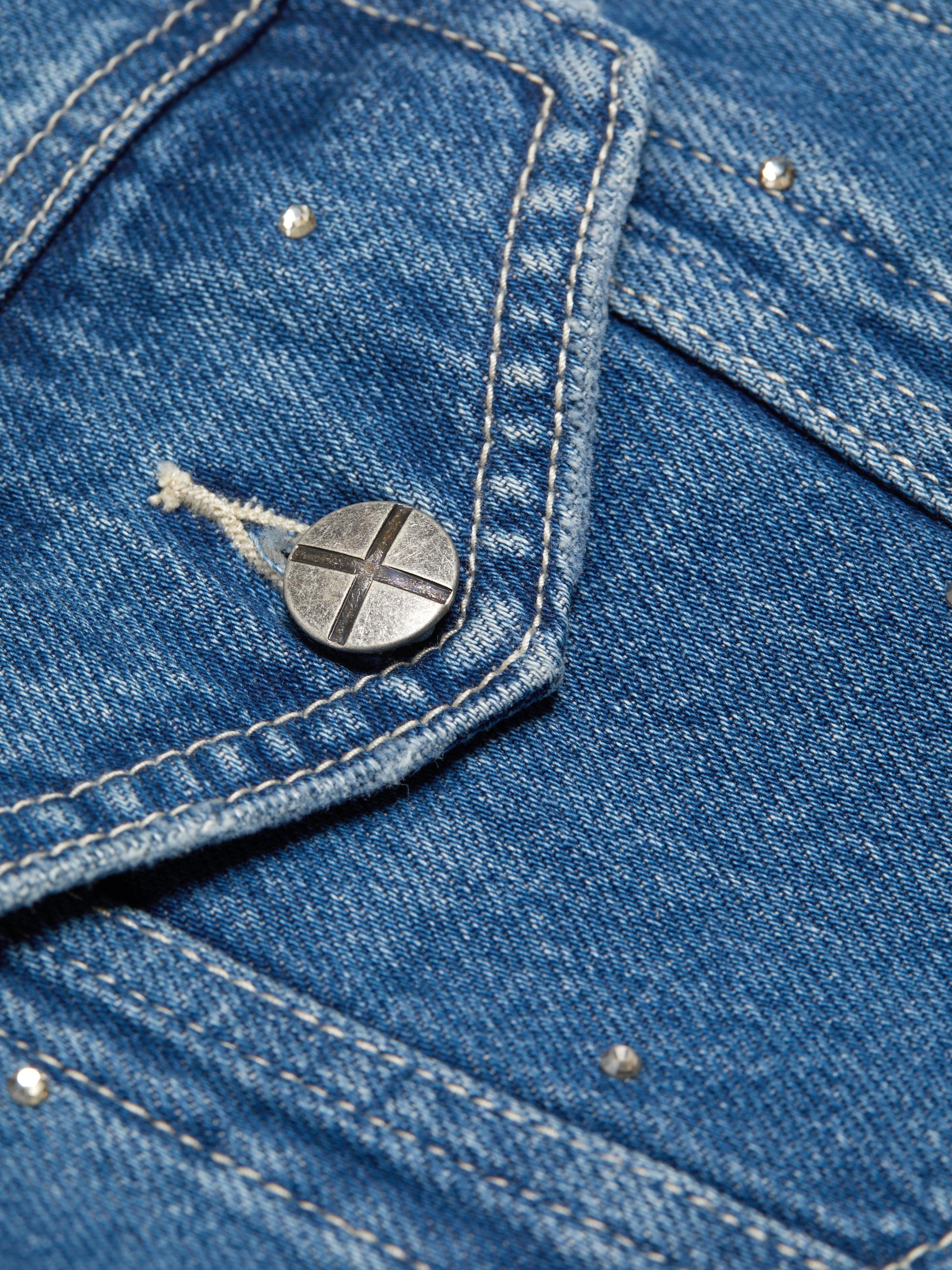 Ksubi Wonderland Crystal Denim Trucker Jacket | Saks Fifth Avenue