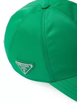 Prada Re-Nylon Baseball Cap Green