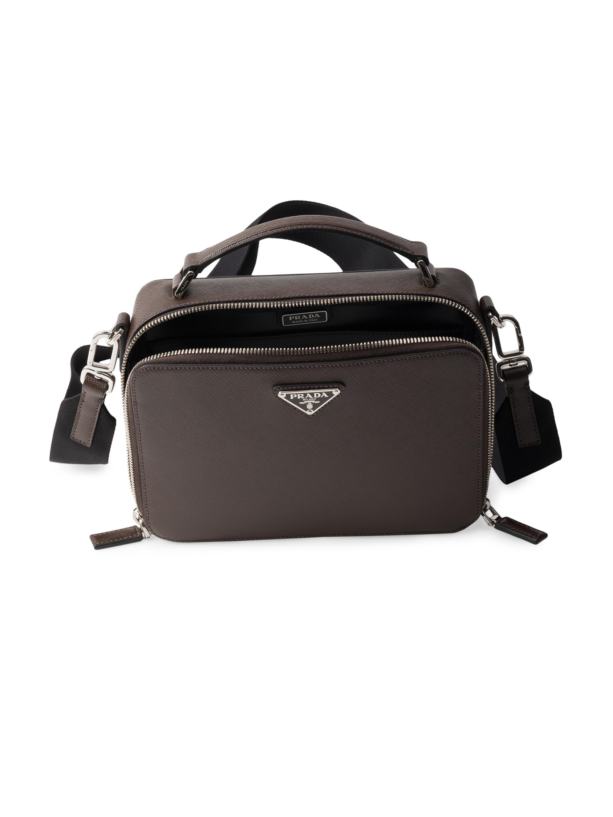 Prada Medium Brique Saffiano Leather Bag | Saks Fifth Avenue