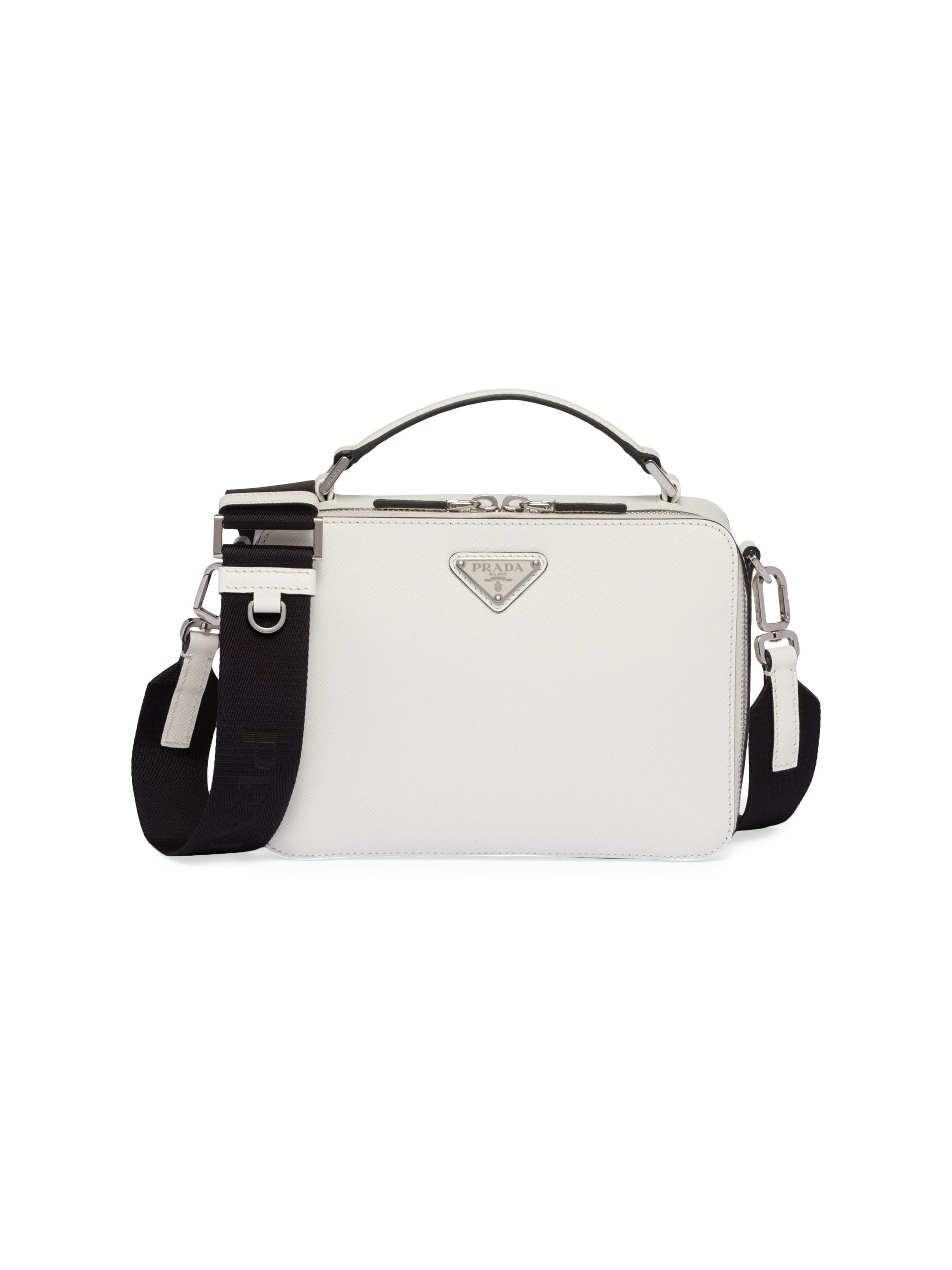 Prada Medium Brique Saffiano Leather Bag