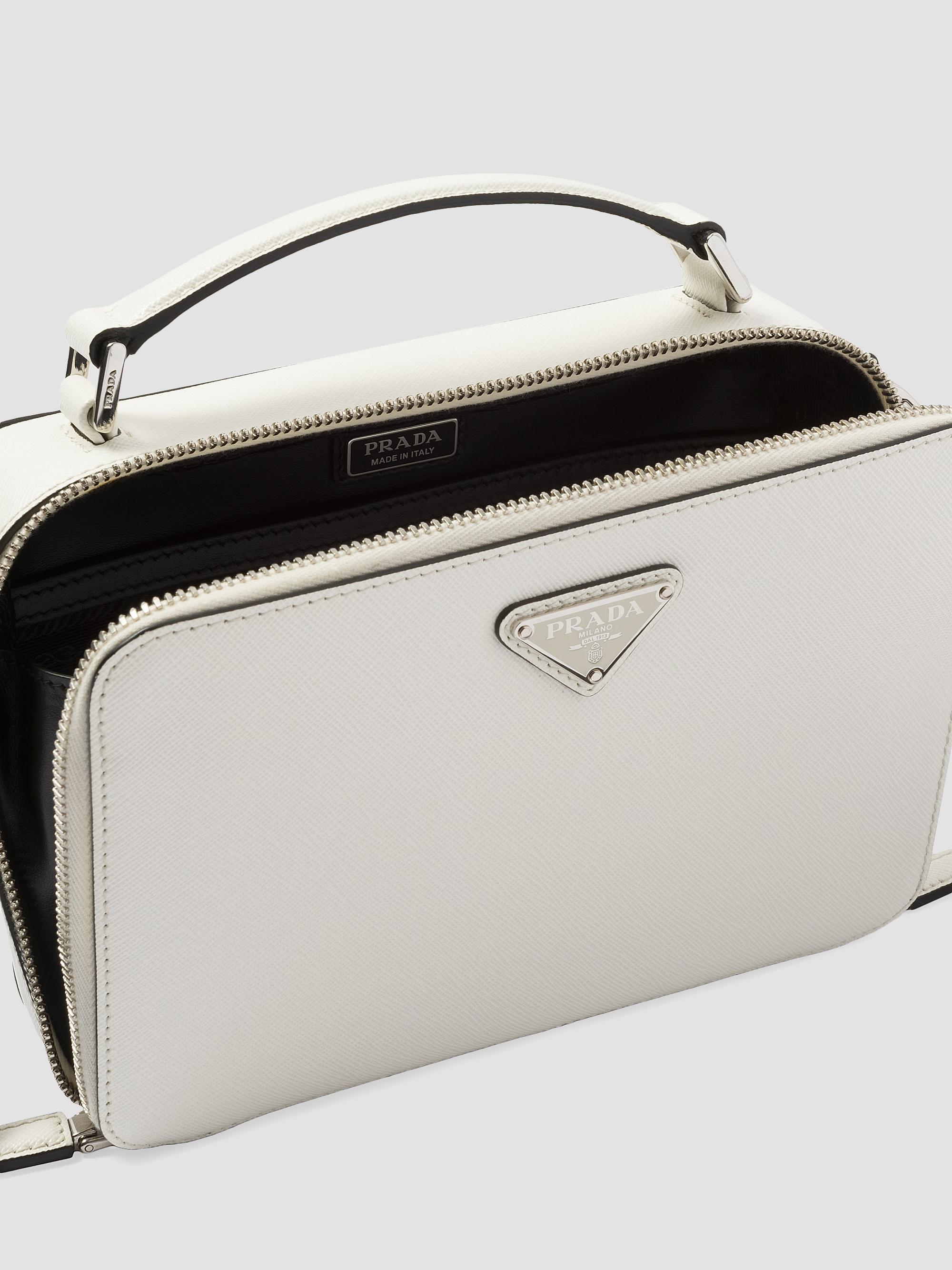 Prada Medium Brique Saffiano Leather Bag | Saks Fifth Avenue