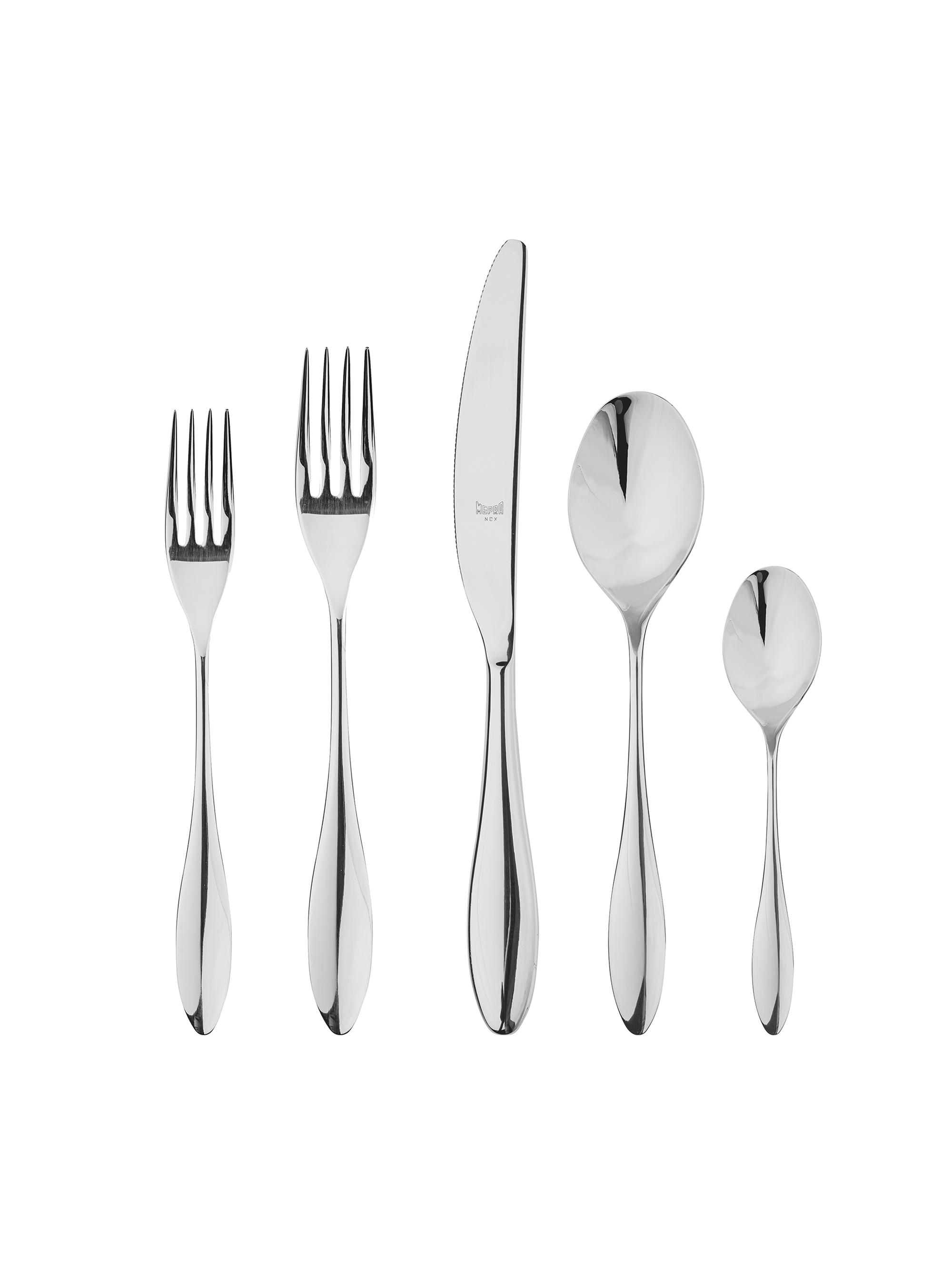 Mepra Carinzia 20-Piece Cutlery Set - Silver