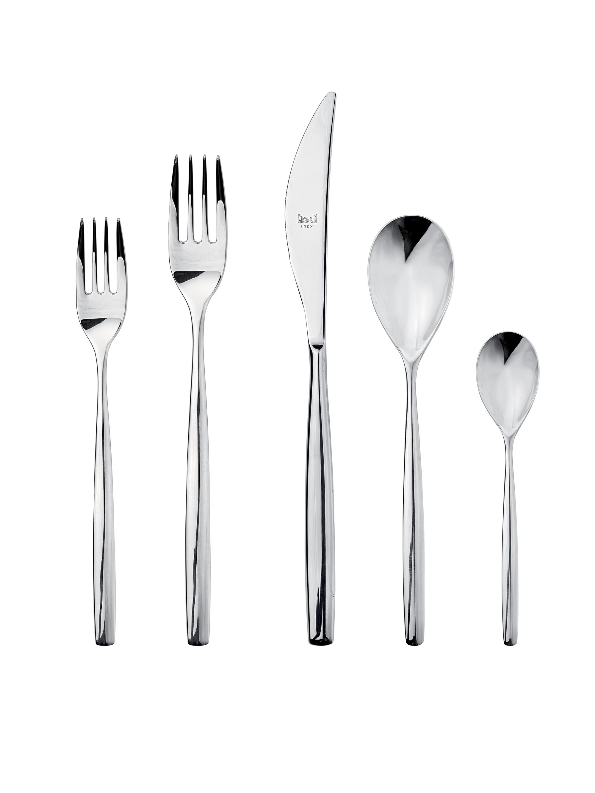 Mepra Stiria 20-Piece Cutlery Set - Silver