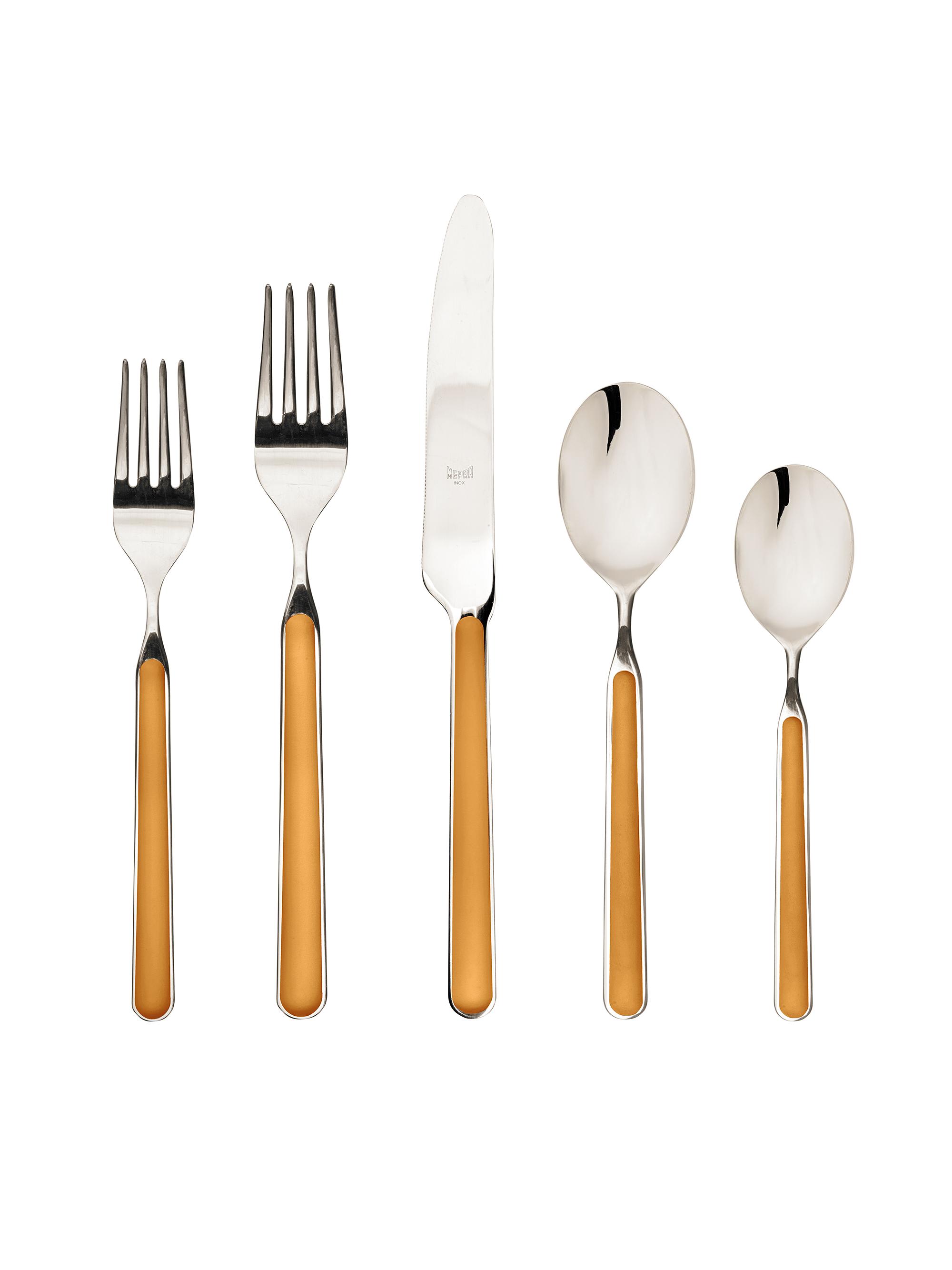 Mepra Fantasia 5-Piece Place Setting - Mustard