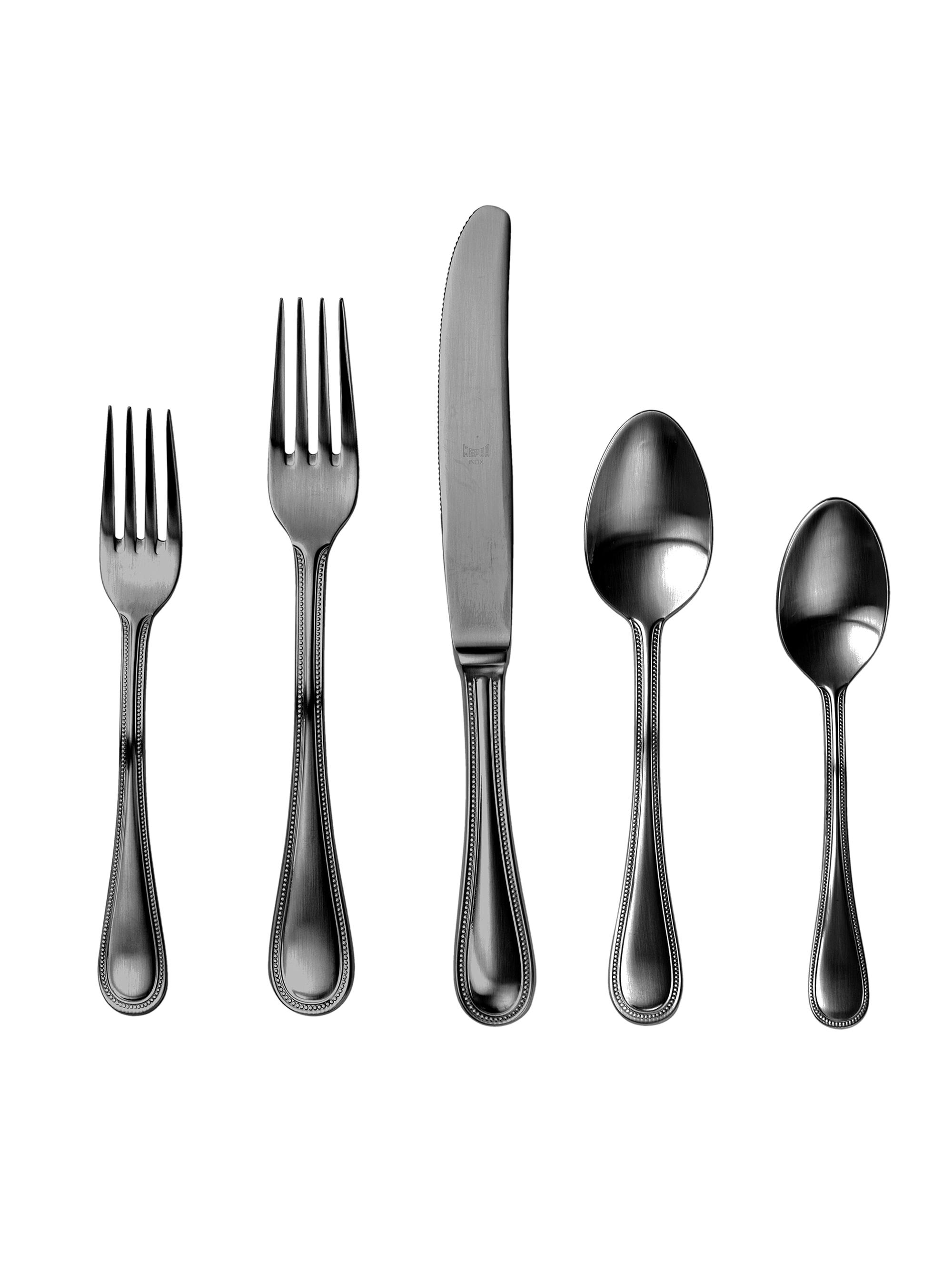 Mepra Perla 5-Piece Place Setting - Black